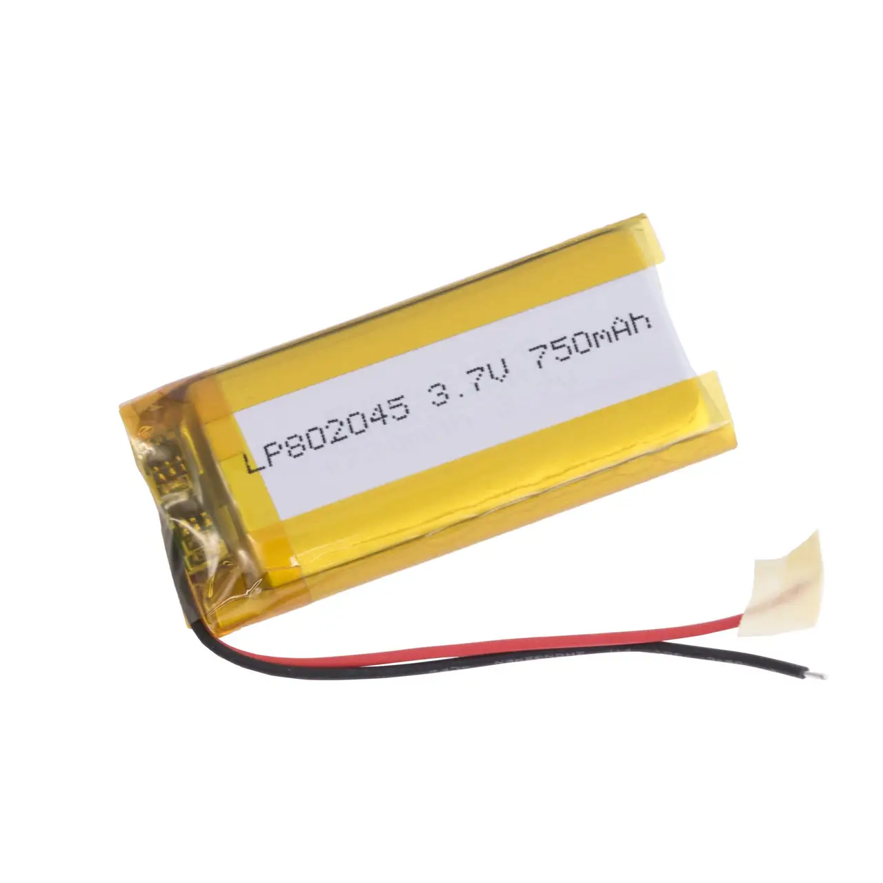Акумулятор літій-полімерний  LiPower  LP802045 750 mAh, 3,7V, 8x19x44мм