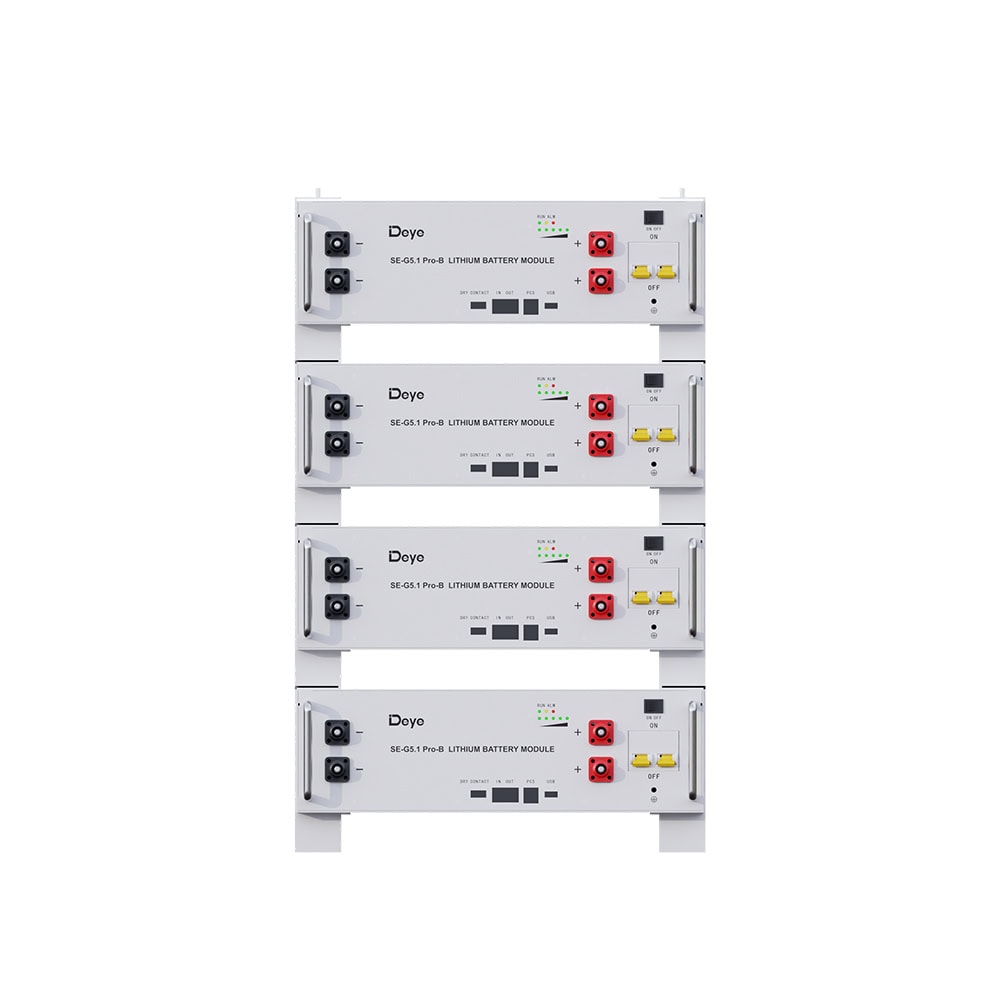 Акумуляторна батарея DEYE SE-G5.1 Pro-B, 5.12 кВт/год (LiFePO4 51.2V 100Ah)