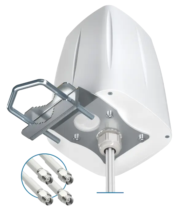 Антена QuWireless QuOmni 7V-2 Wi-Fi 6E (O7V.2RS) — зображення 2