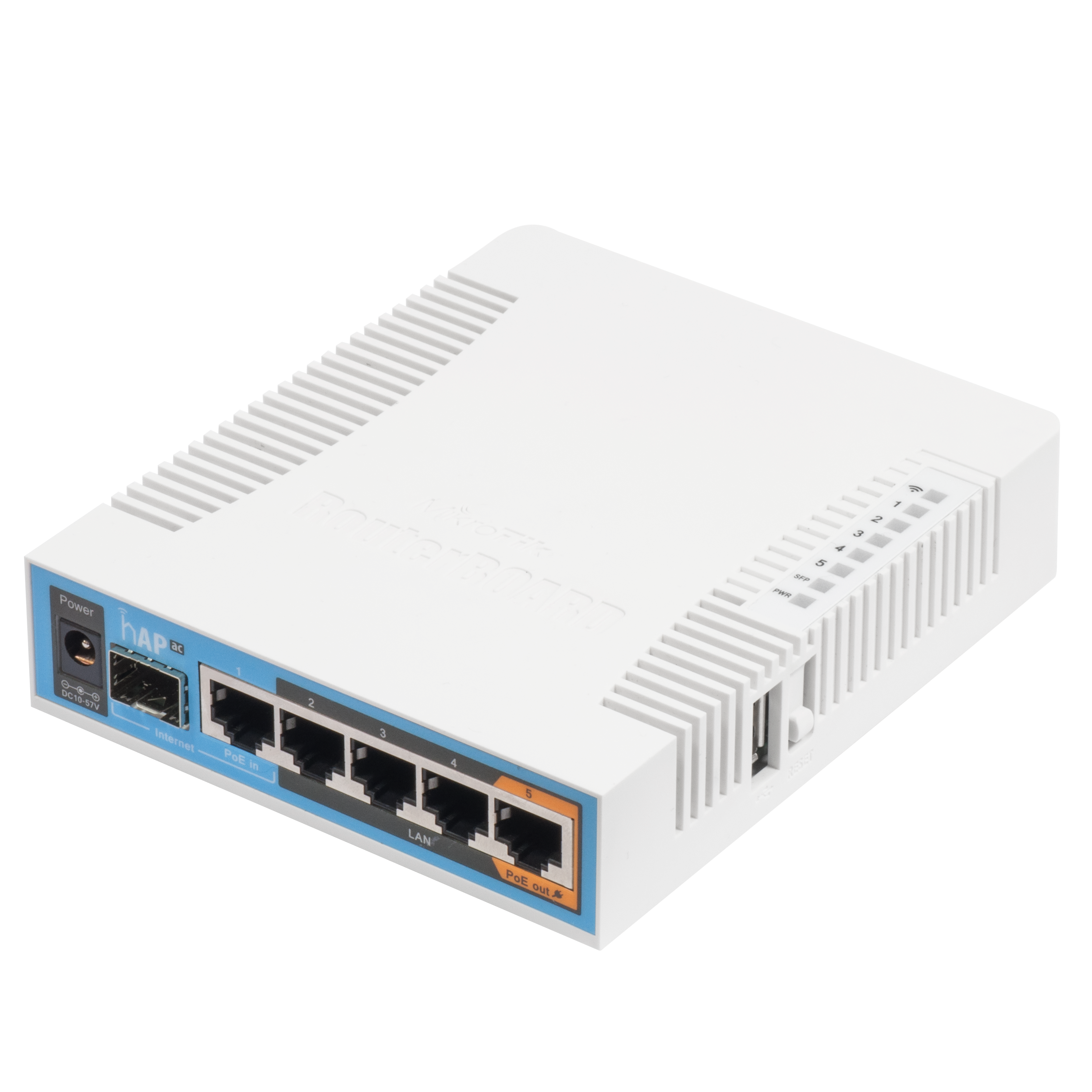 Бездротовий маршрутизатор MikroTik hAP ac (RB962UiGS-5HacT2HnT)