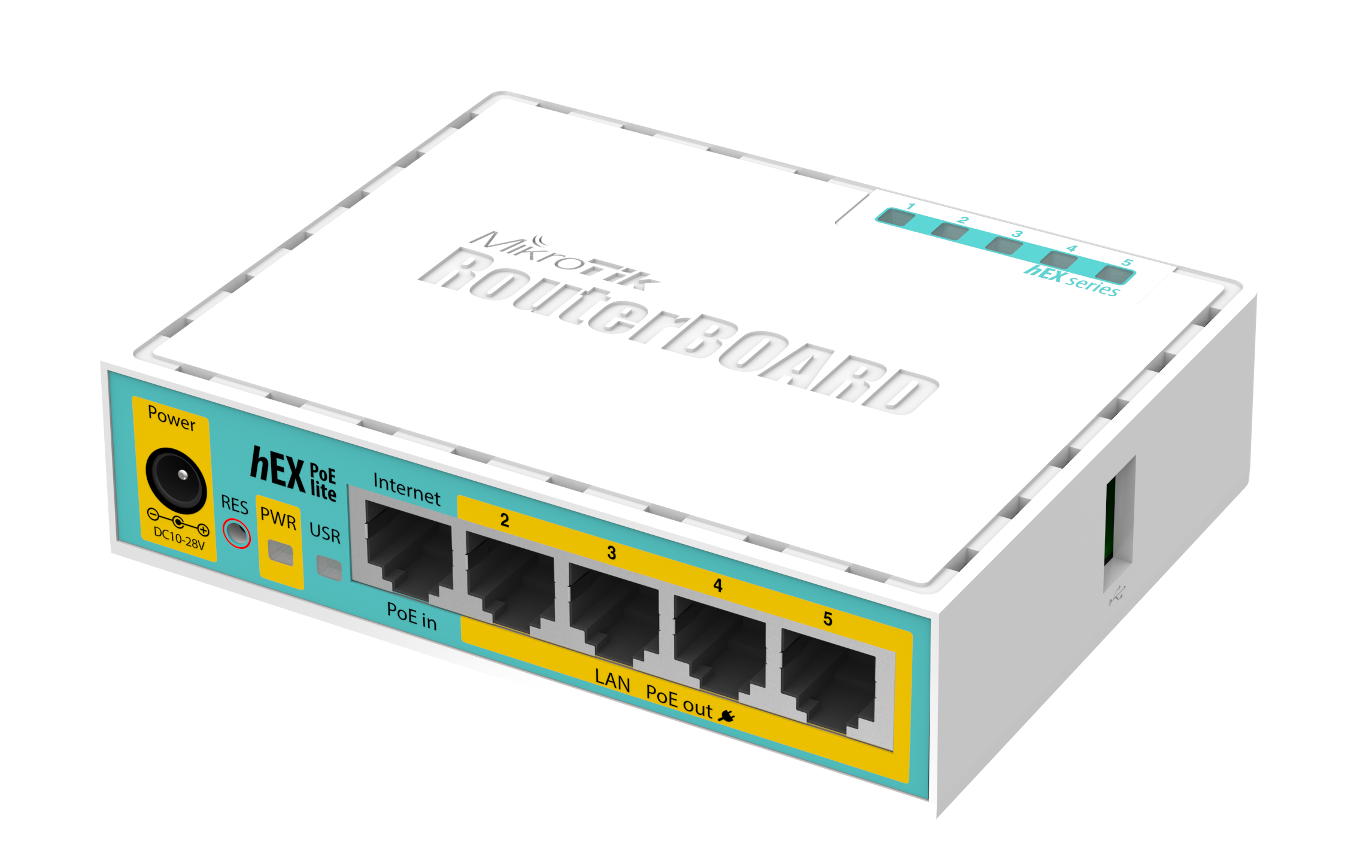Бездротовий маршрутизатор MikroTik hEX PoE lite (RB750UPr2) — зображення 2