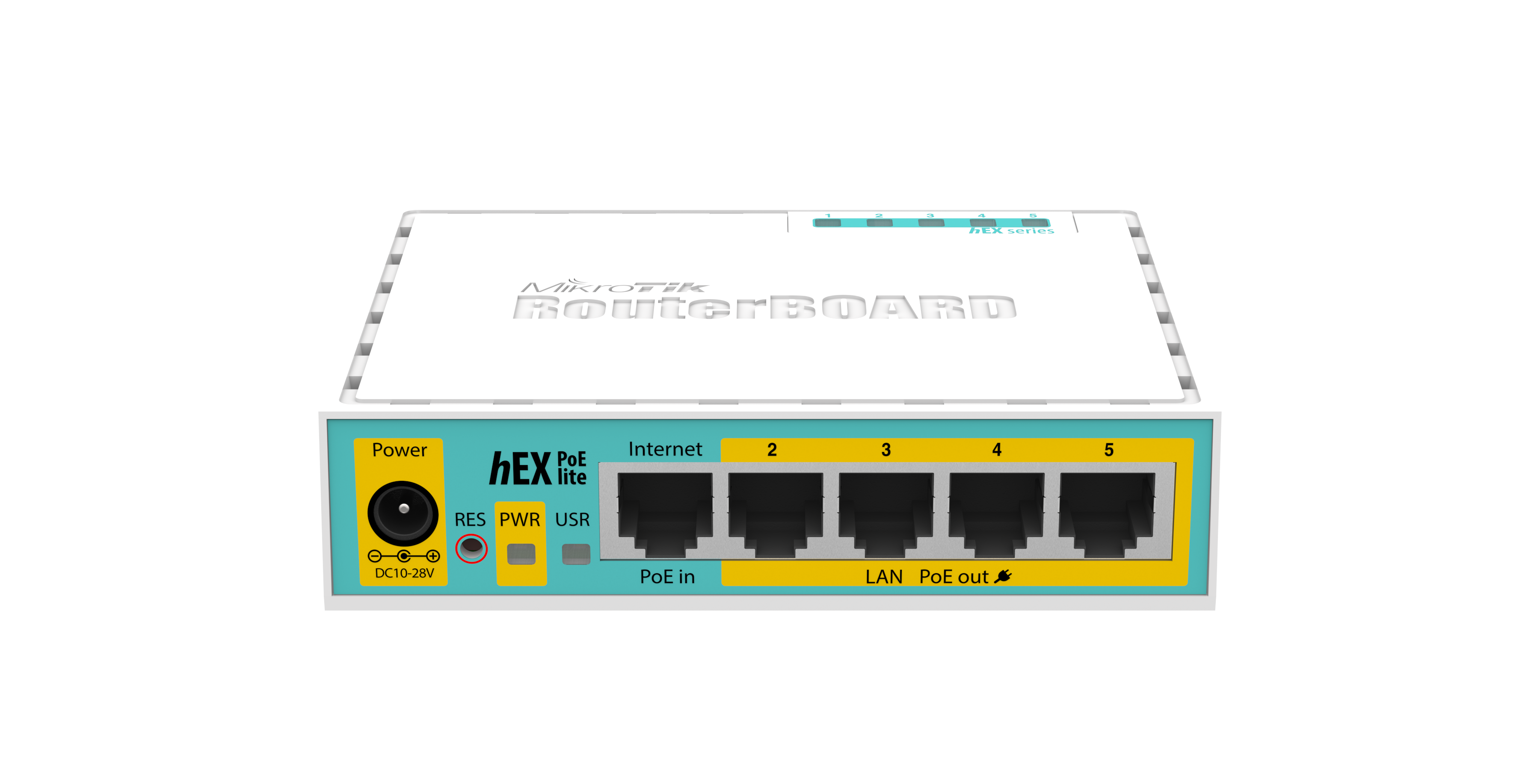 Бездротовий маршрутизатор MikroTik hEX PoE lite (RB750UPr2)