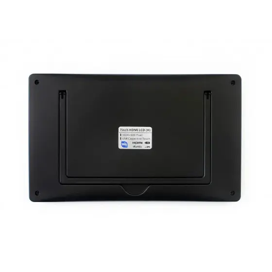 Екран Waveshare 7" 1024x600 LCD IPS  Capacitive TS HDMI з корпусом для Raspberry Pi (RA420) — зображення 2