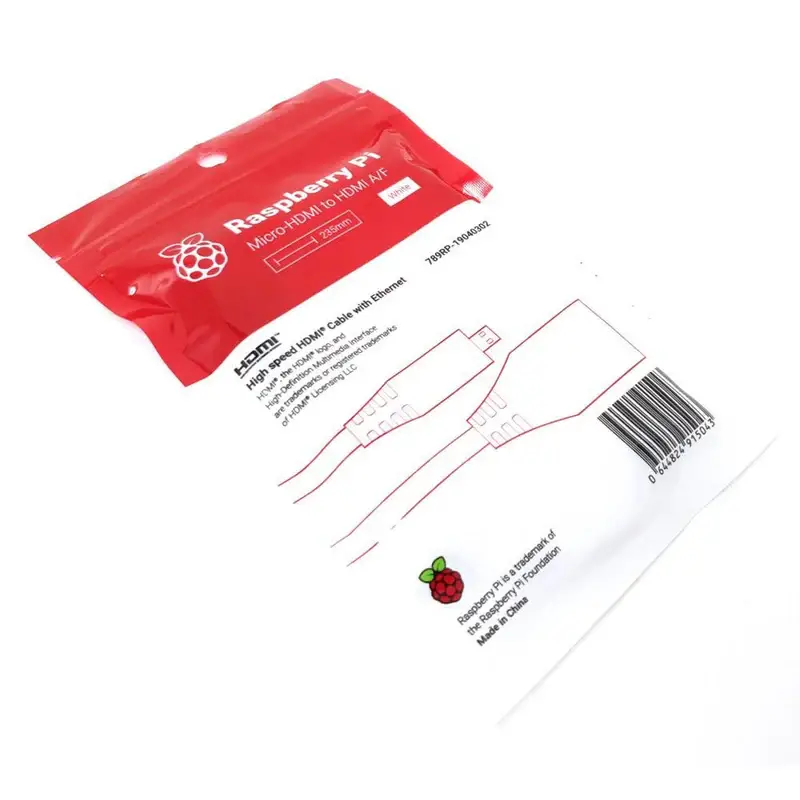 Кабель-адаптер для Raspberry Pi Micro-HDMI to HDMI (офіційний) — зображення 2