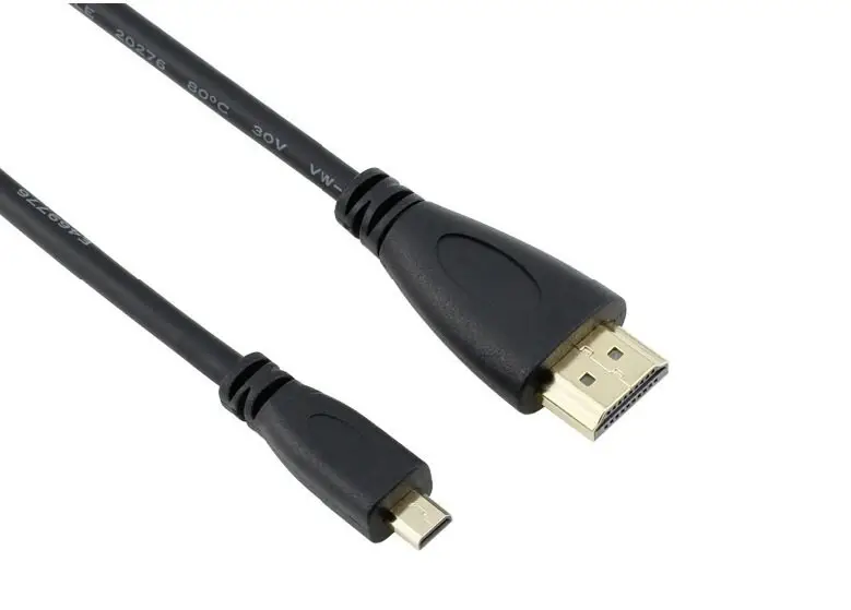 Кабель microHDMI-HDMI для Raspberry Pi 1.5М чорн (RA557)