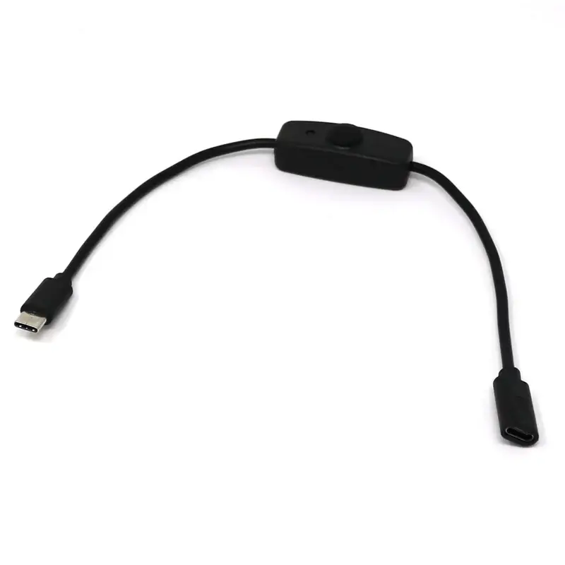 Кабель USB Type-C для Raspberry Pi 4 з вимикачем 1.5м (102509)