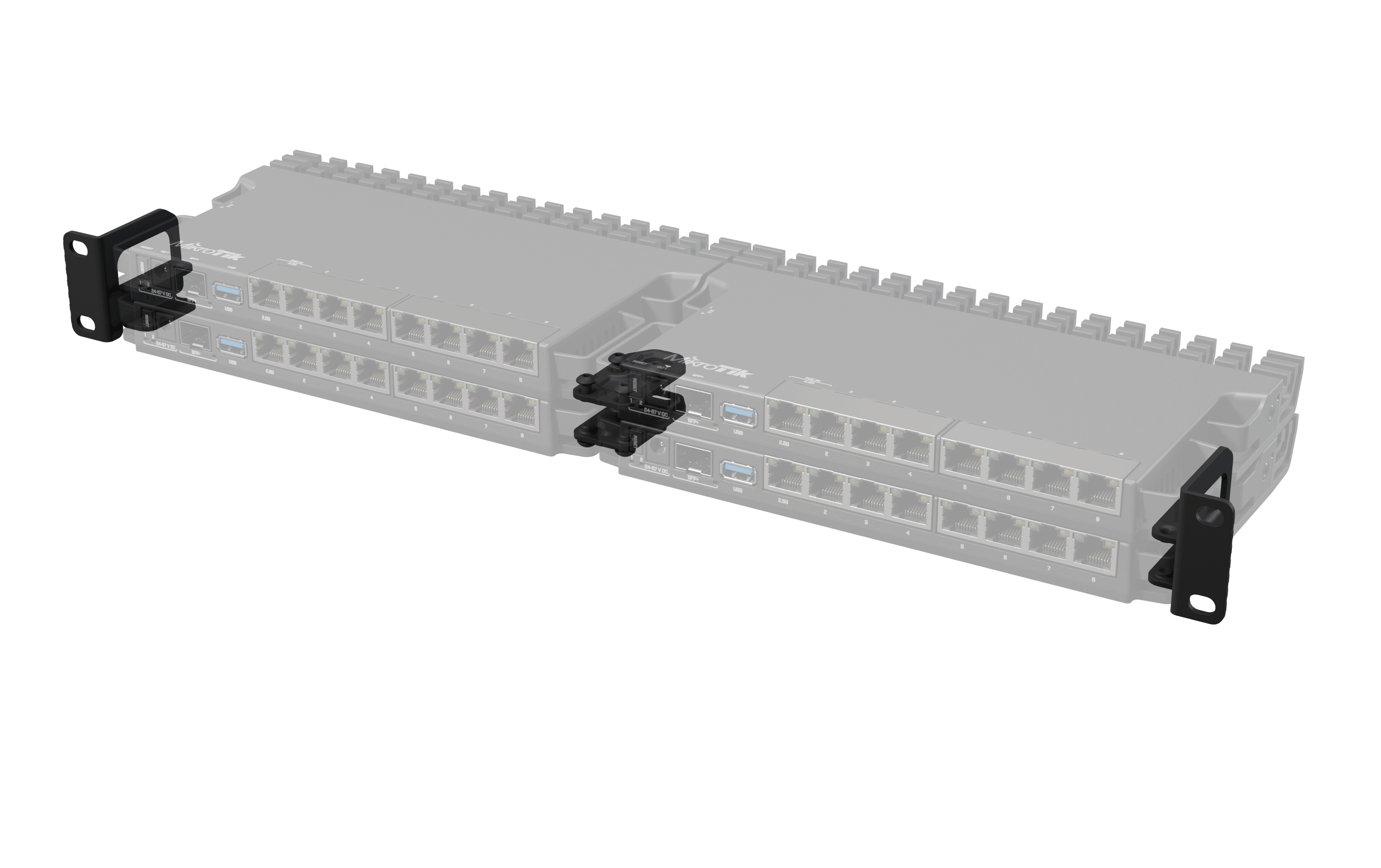 Комплект для монтажу в стійку MikroTik RB5009/L009 (K-79) — зображення 3