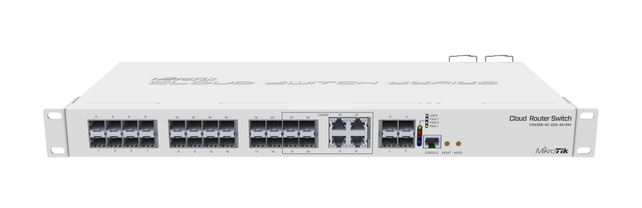 Комутатор керований Mikrotik Cloud Router Switch (CRS328-4C-20S-4S+RM)