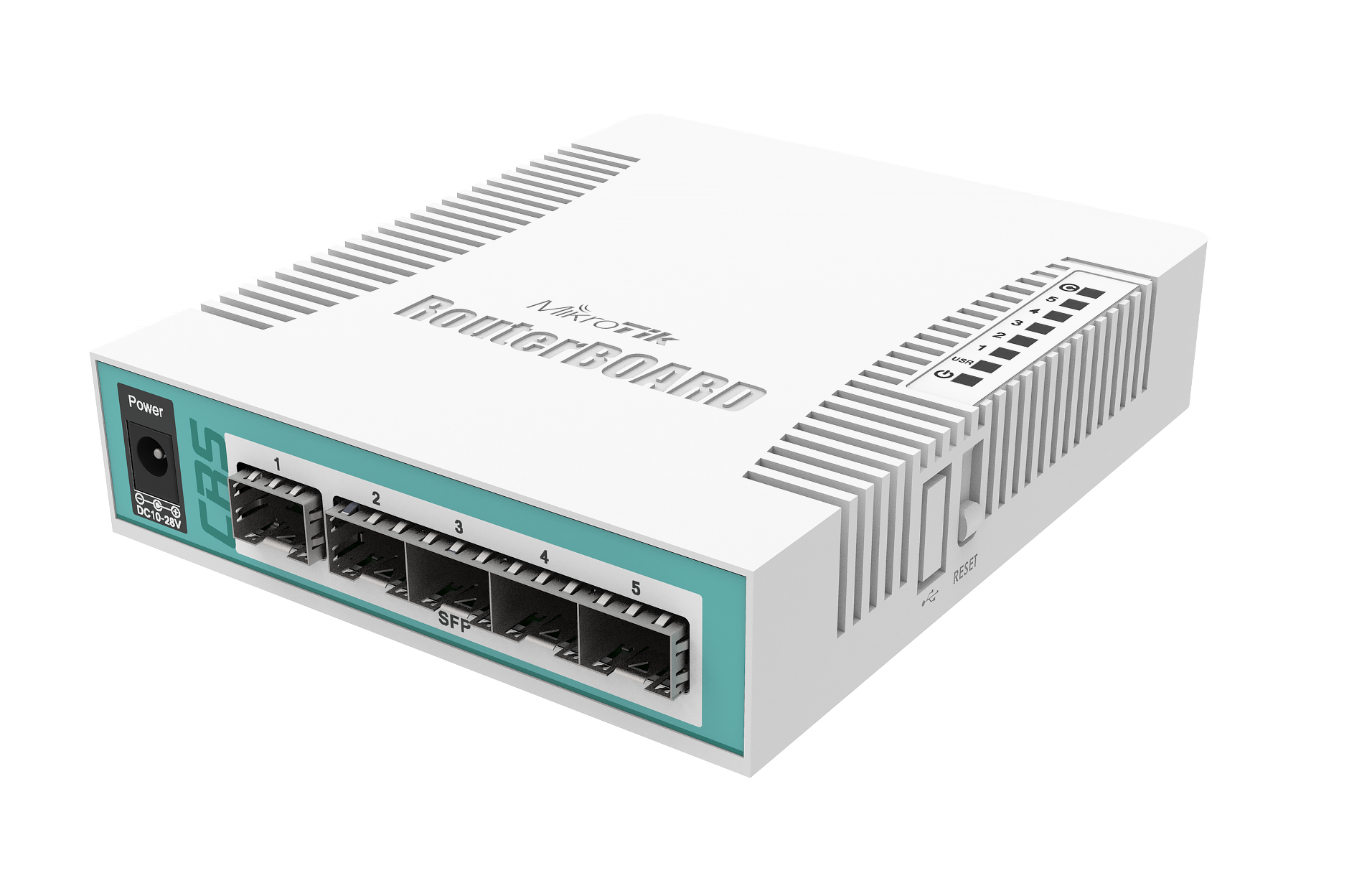 Комутатор керований Mikrotik (CRS106-1C-5S) — зображення 1