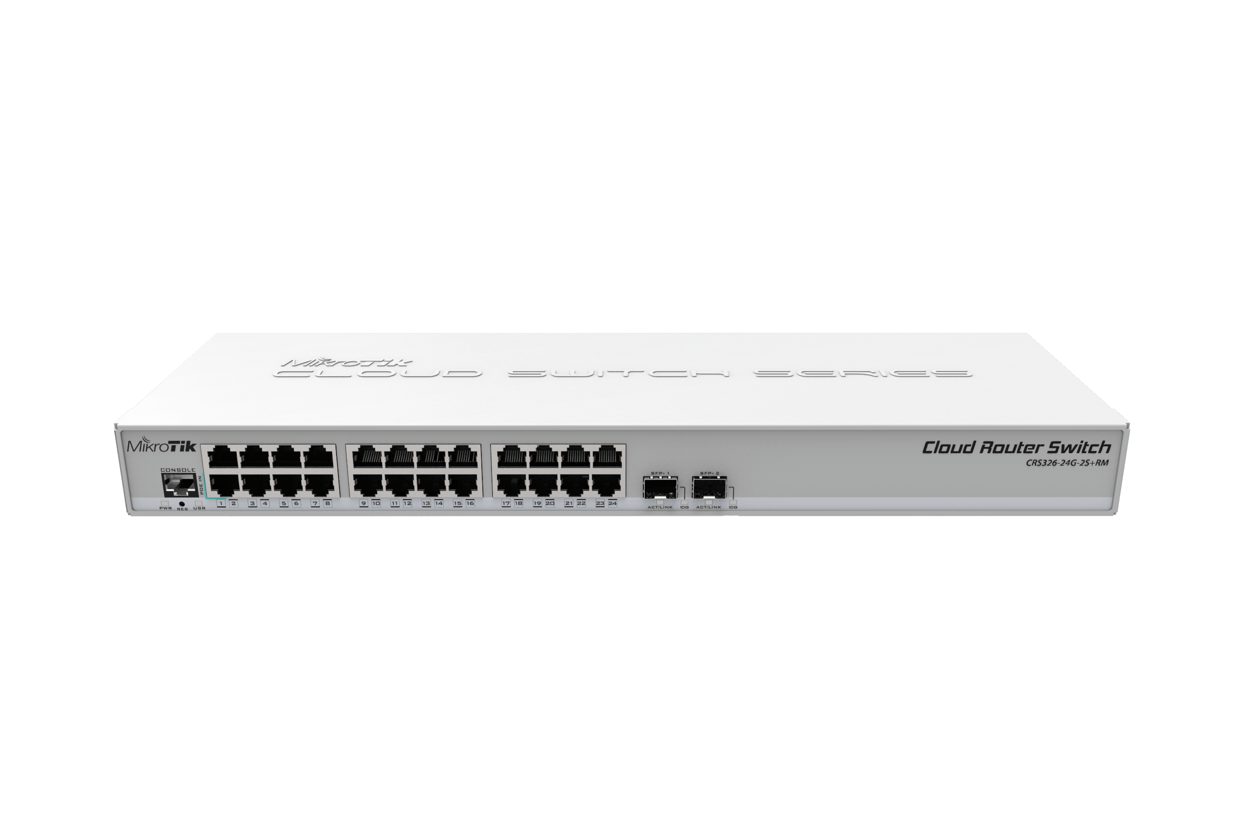 Комутатор керований Mikrotik (CRS326-24G-2S+RM)