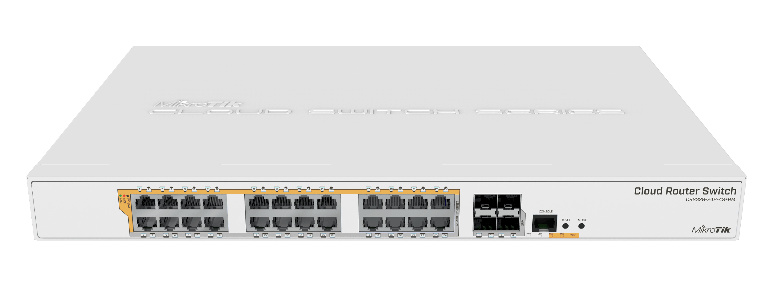 Комутатор керований Mikrotik (CRS328-24P-4S+RM)