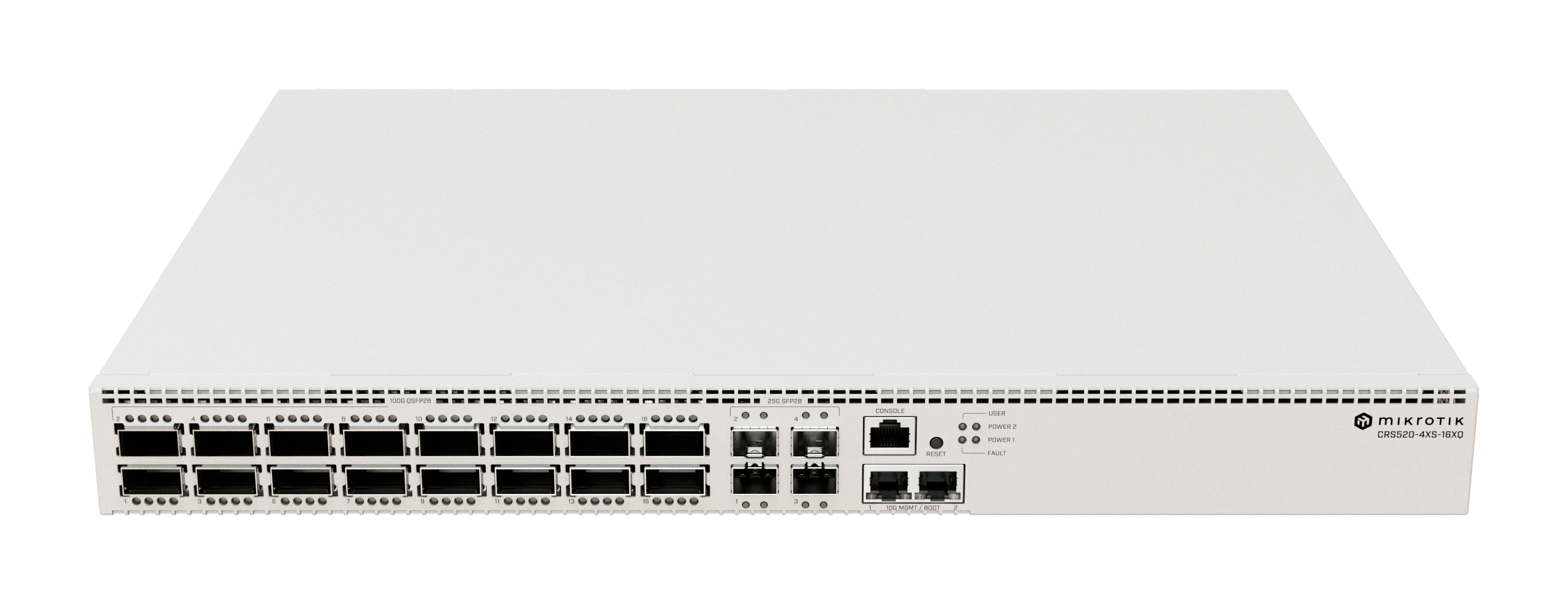 Комутатор керований Mikrotik (CRS520-4XS-16XQ-RM)