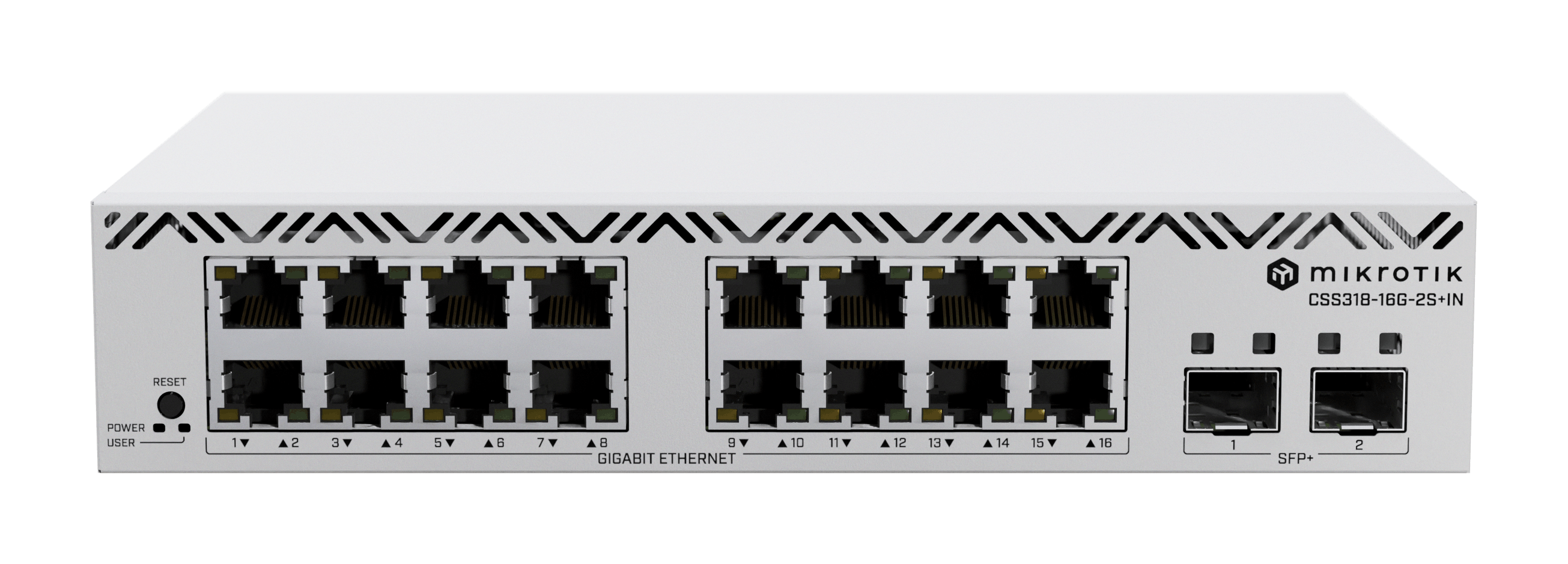 Комутатор керований Mikrotik (CSS318-16G-2S+IN)