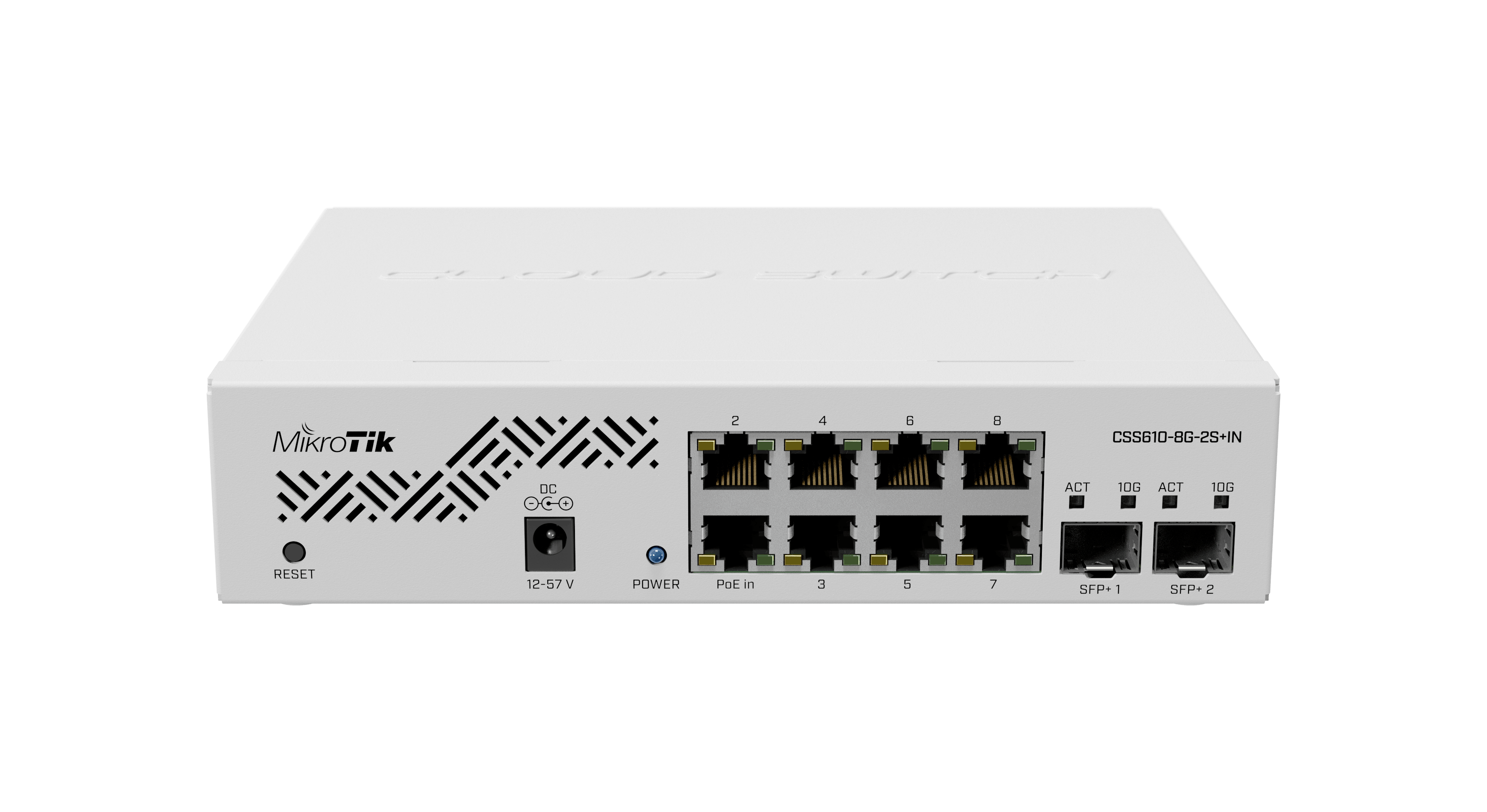 Комутатор керований MikroTik CSS610-8G-2S+IN