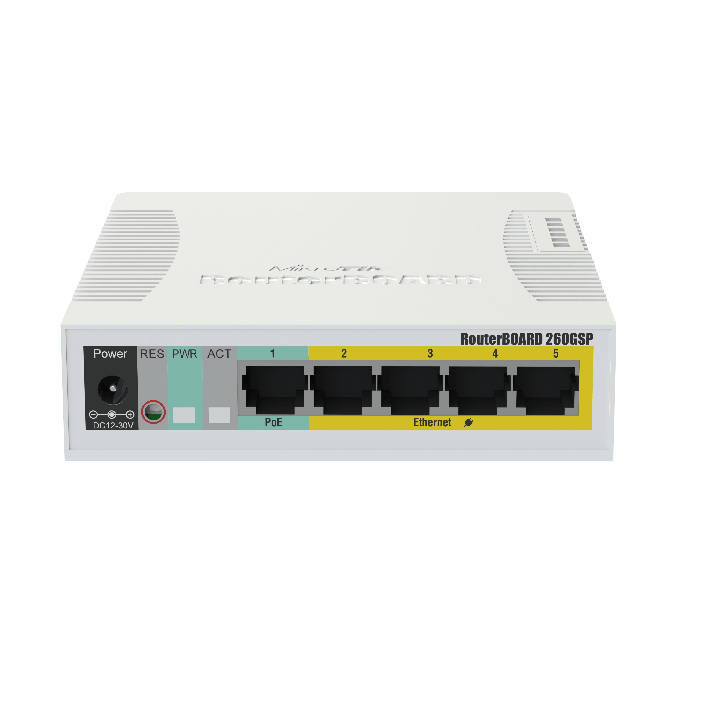 Комутатор керований Mikrotik RB260GSP (CSS106-1G-4P-1S) — зображення 1