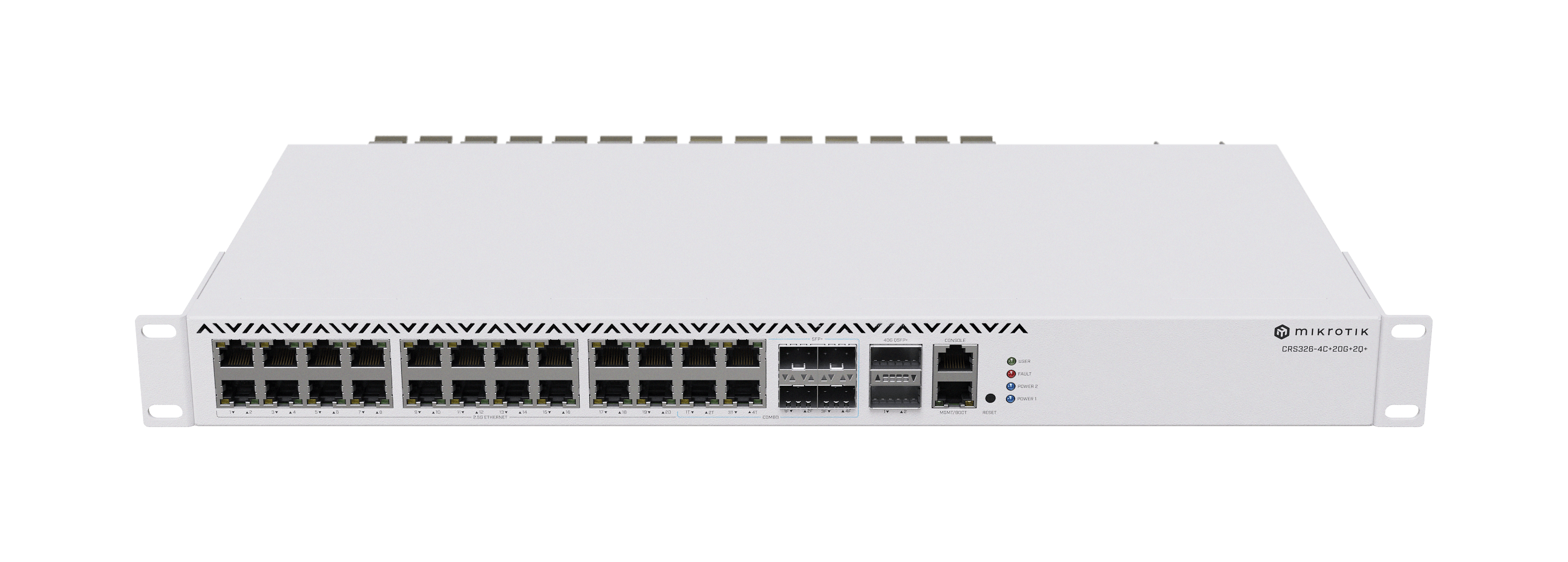 Комутатор керований MikroTik RouterOS L6 (CRS326-4C+20G+2Q+RM) — зображення 1