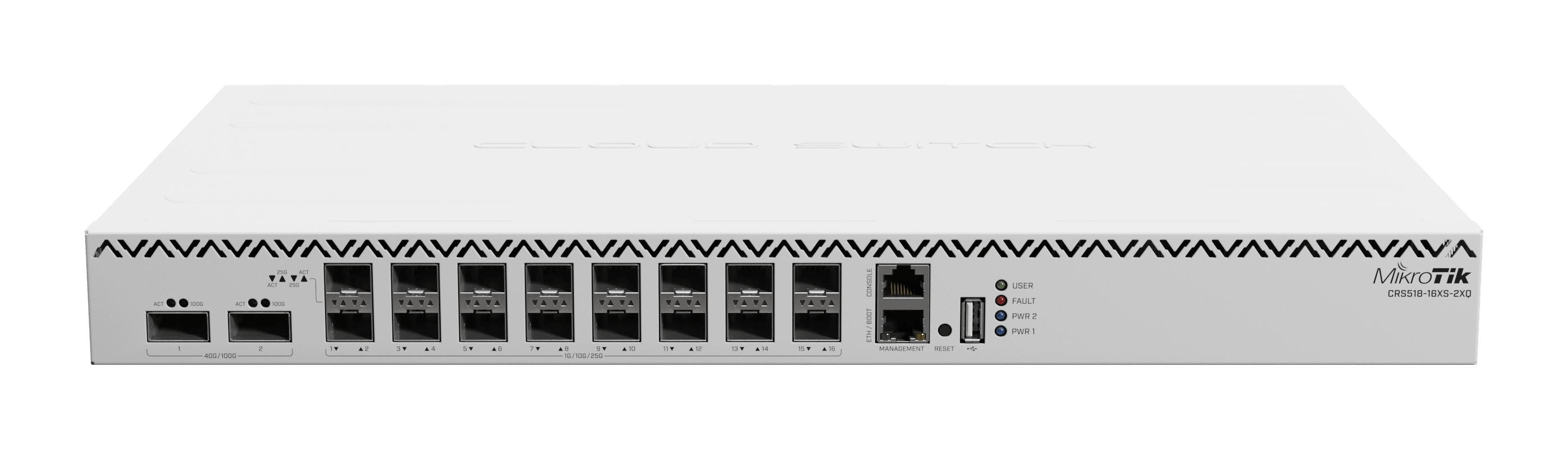 Комутатор керований рівня 3 Mikrotik (CRS518-16XS-2XQ-RM) — зображення 2