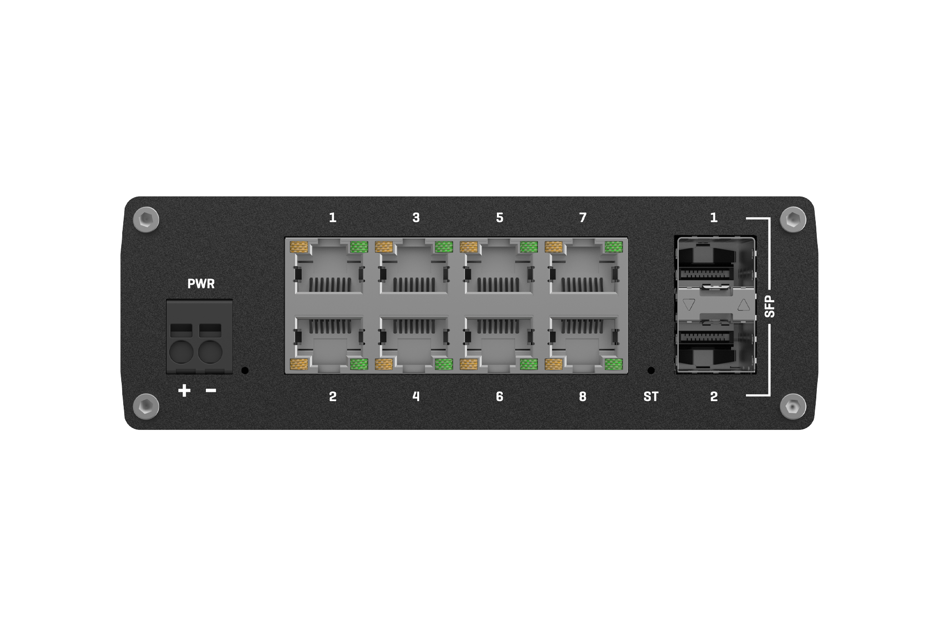 Комутатор керований Teltonika 8xGIGABIT/2xSFP без БЖ (TSW212) — зображення 5