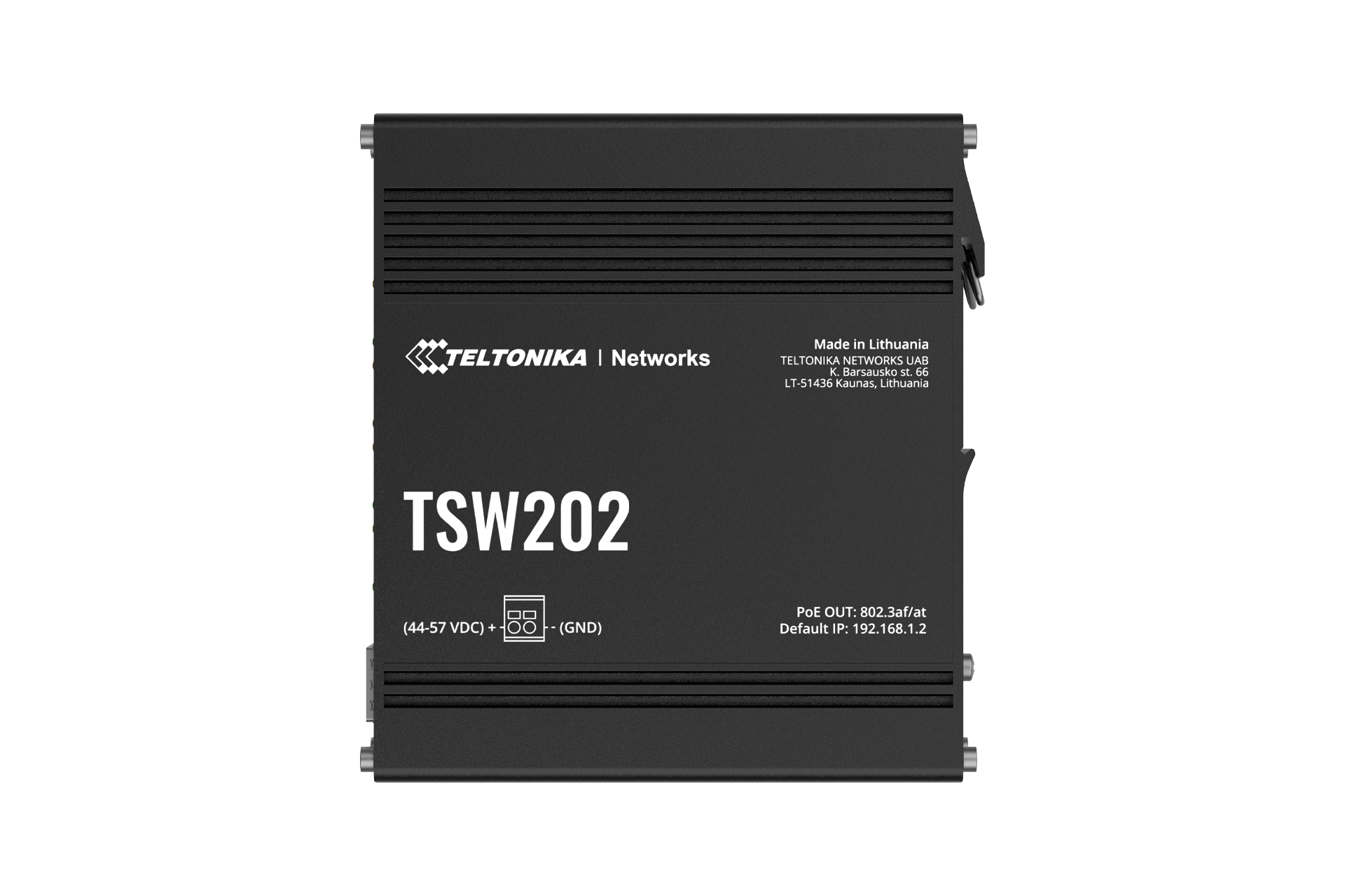 Комутатор керований Teltonika 8xGIGABIT/2xSFP/PoE+ без БЖ (TSW202)