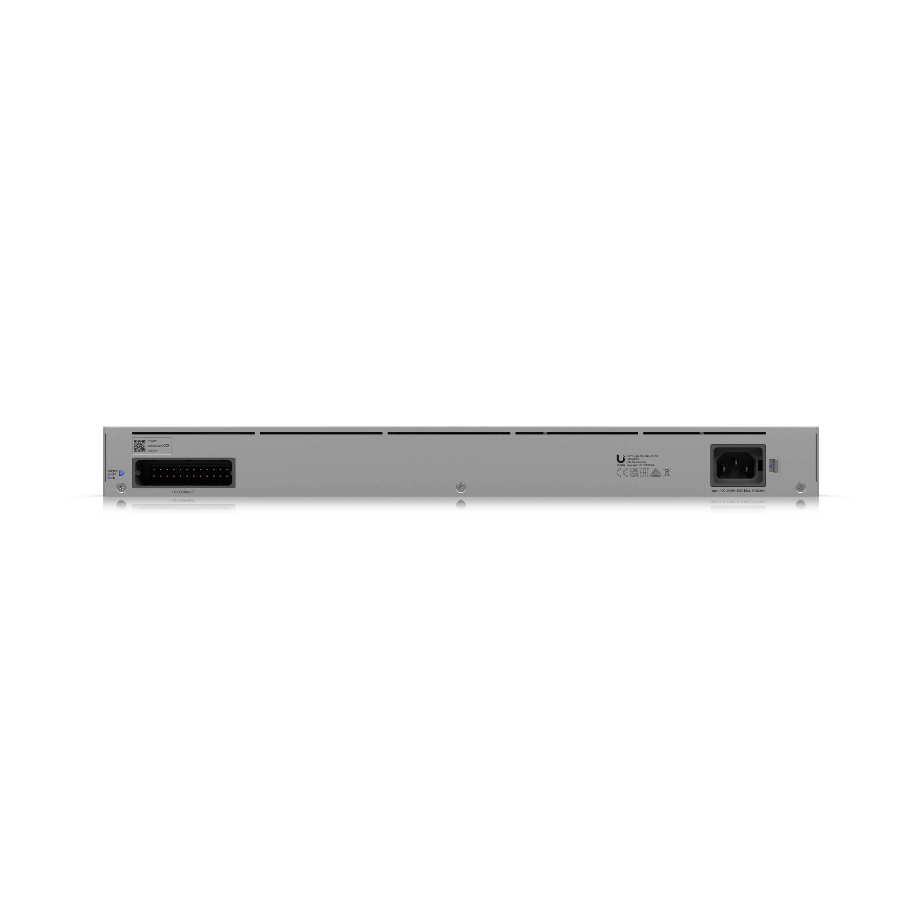 Комутатор керований Ubiquiti (8) PoE/PoE+ (16) 60W PoE++ 400W (USW-PRO-MAX-24-POE) — зображення 3