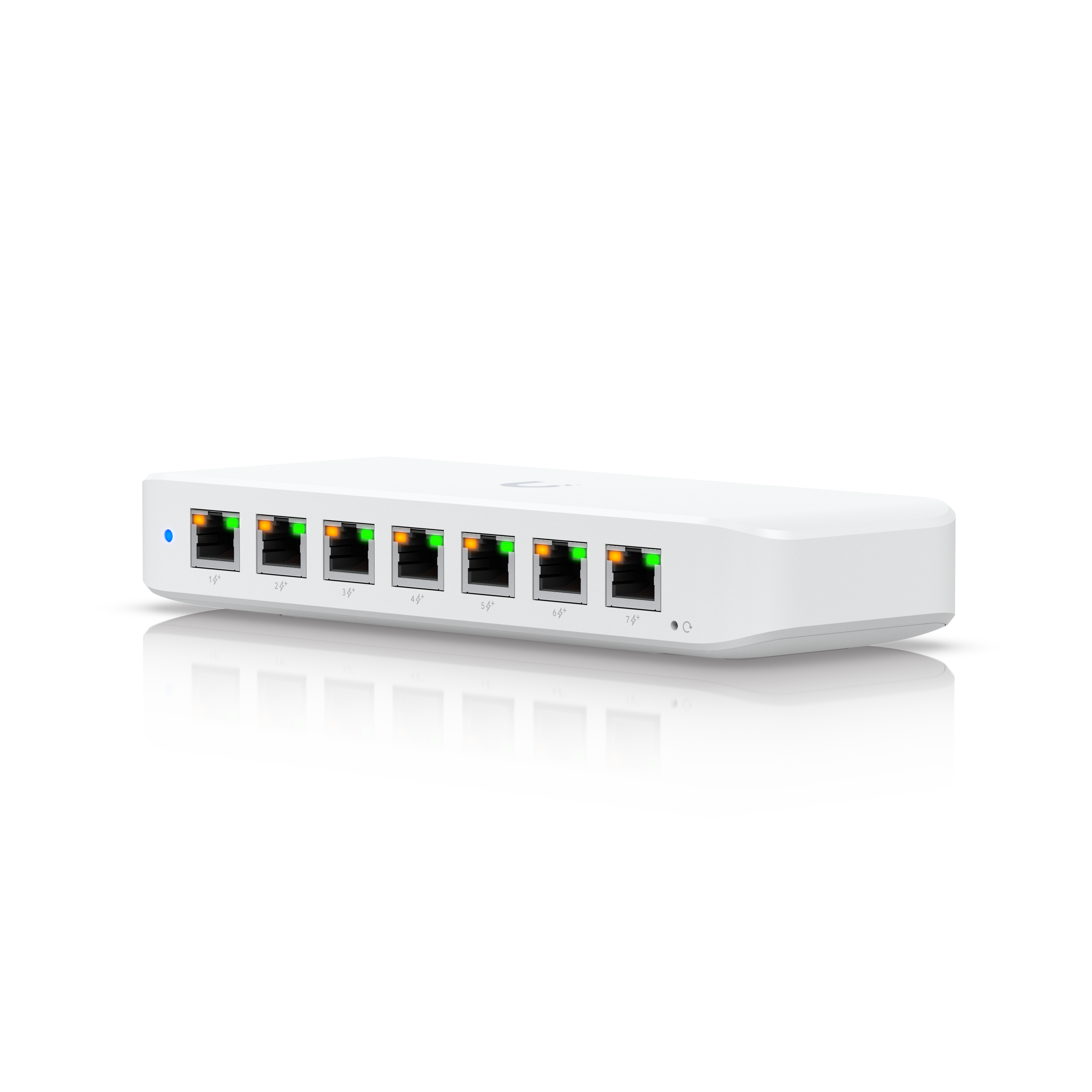 Комутатор керований Ubiquiti UniFi Switch 8 PORT GBE POE+, POE ++ INPUT, 210W (USW-ULTRA-210W) — зображення 2