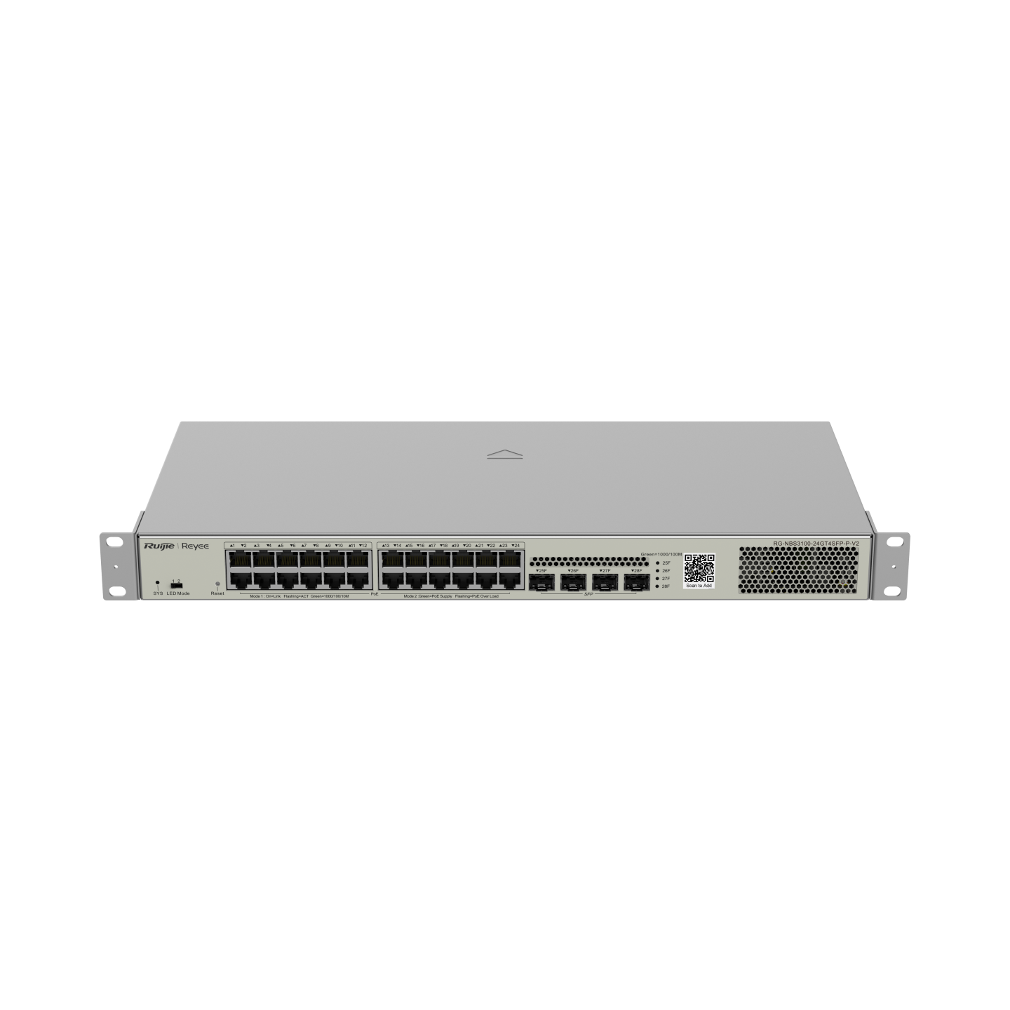 Комутатор L2-рівня Ruijie Reyee RG-NBS3100-24GT4SFP-P — зображення 1
