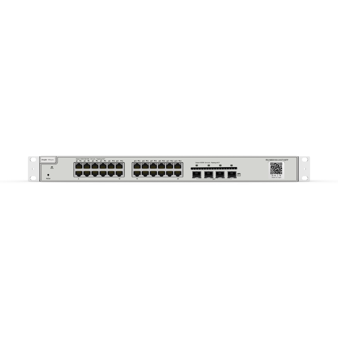 Комутатор L3-рівня Ruijie Reyee RG-NBS5100-24GT4SFP-P — зображення 1