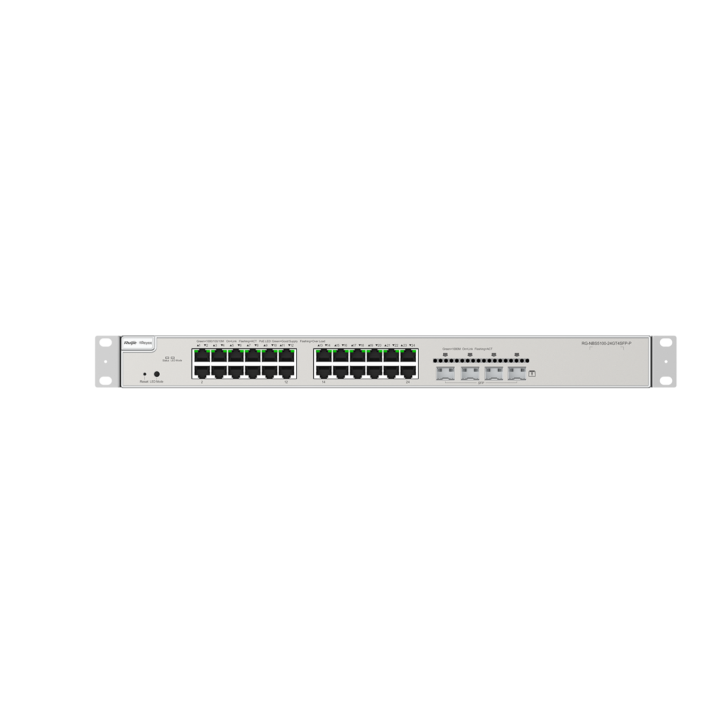 Комутатор L3-рівня Ruijie Reyee RG-NBS5200-24GT4XS-P — зображення 1