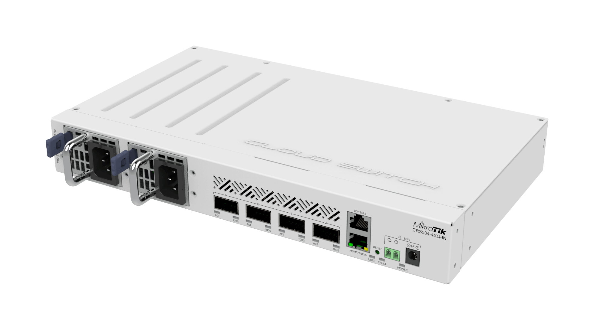 Комутатор MikroTik 4x100G QSFP28 (CRS504-4XQ-IN) — зображення 8