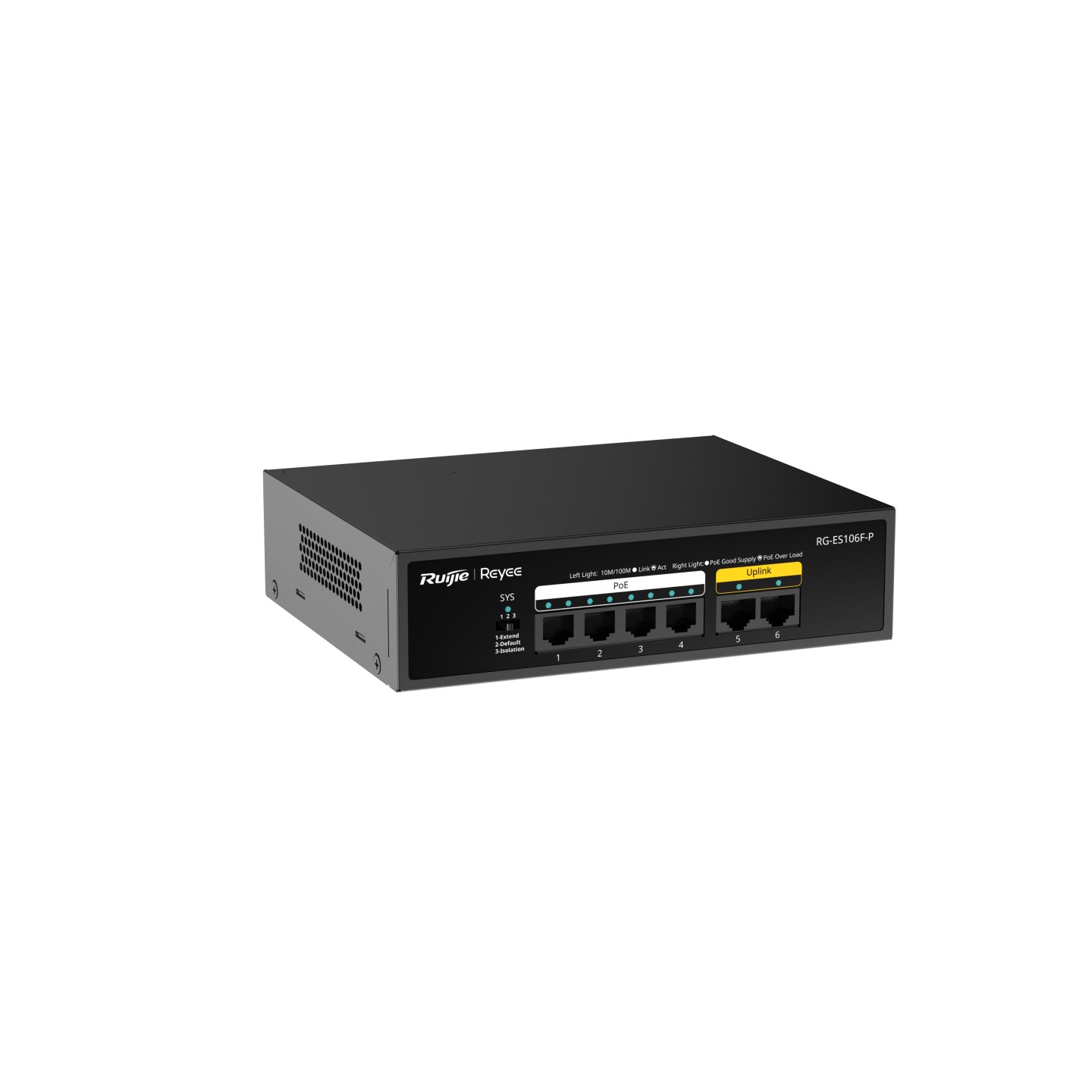 Комутатор Ruijie Reyee RG-ES106F-P — зображення 2