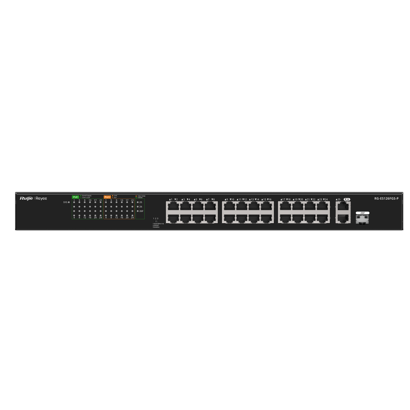 Комутатор Ruijie Reyee RG-ES126FGS-P — зображення 1