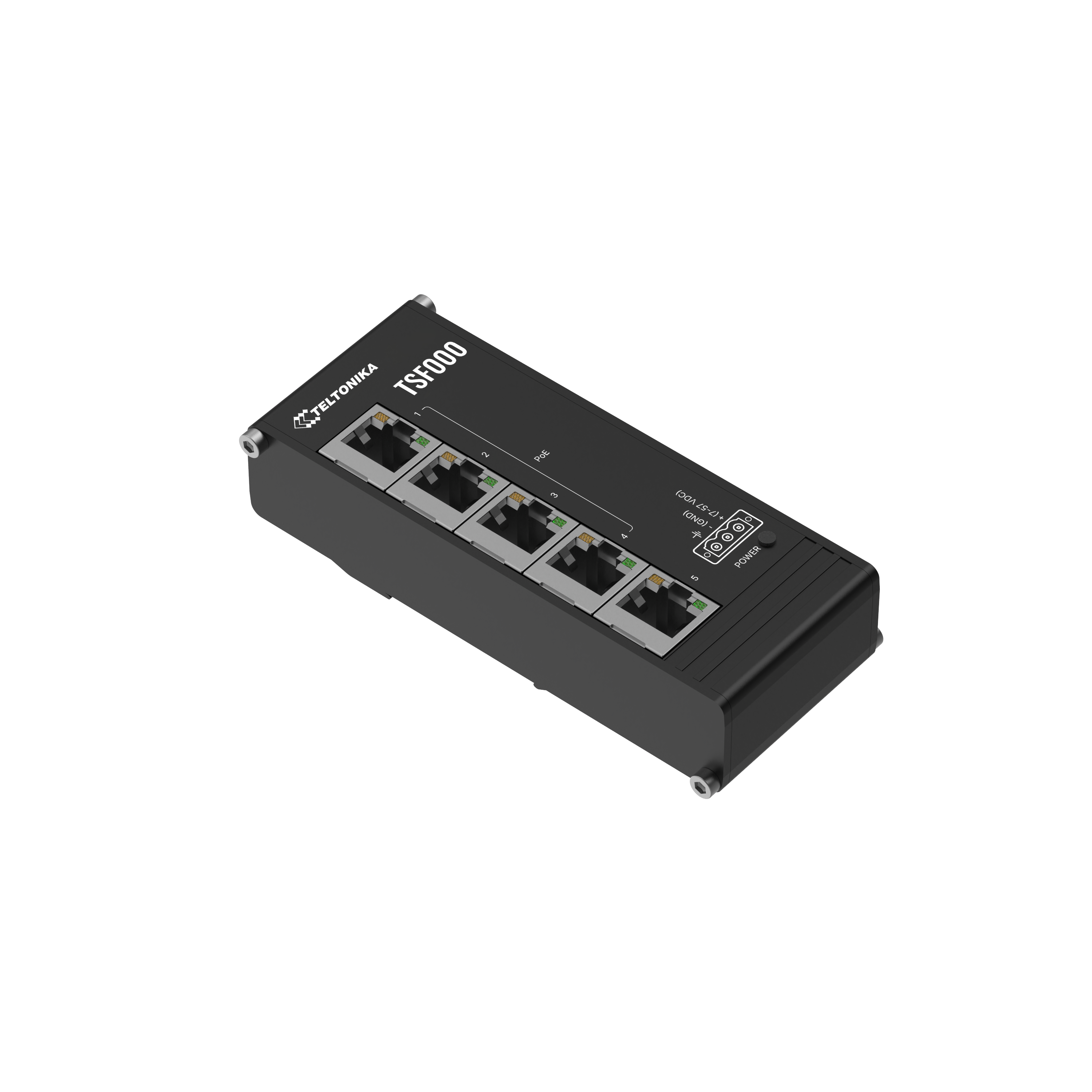 Комутатор Teltonika 5x100Mb/PoE+ без БЖ (TSF000) — зображення 4