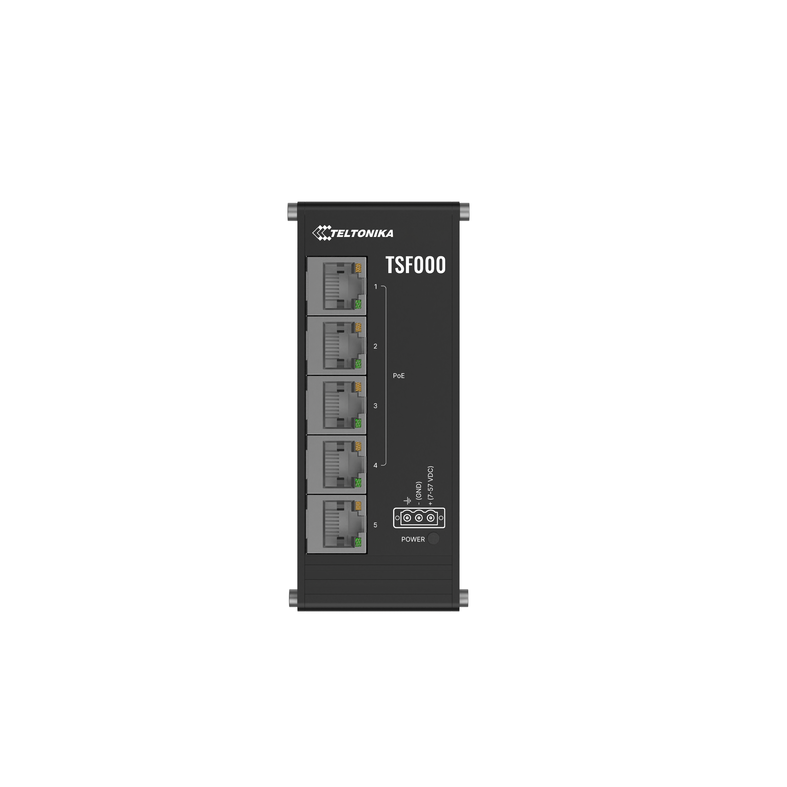 Комутатор Teltonika 5x100Mb/PoE+ без БЖ (TSF000) — зображення 1