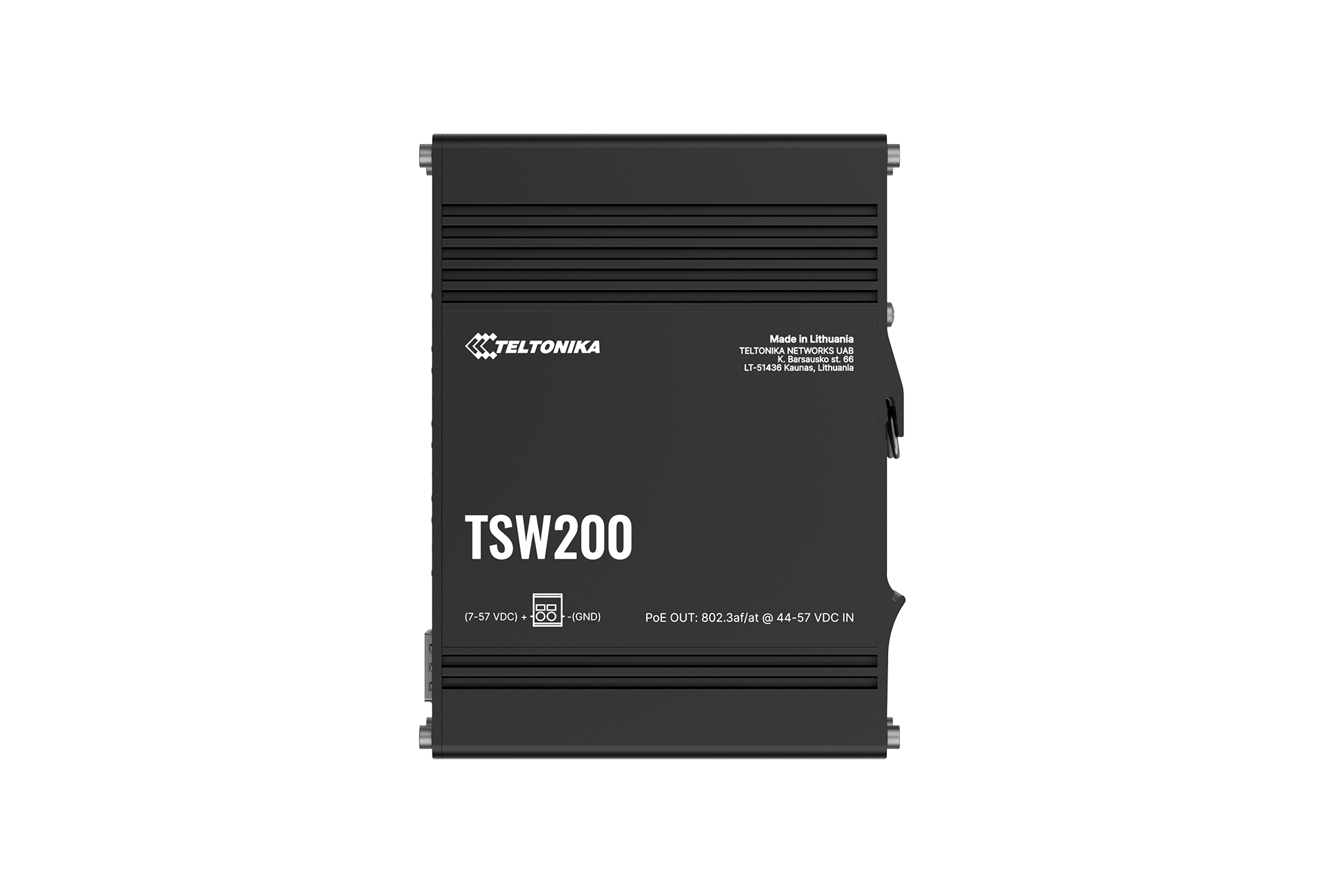 Комутатор Teltonika 8xGIGABIT/2xSFP/PoE+ без БЖ (TSW200) — зображення 1