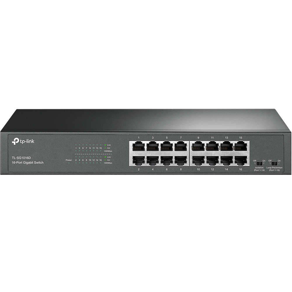 Комутатор TP-Link TL-SG1016D