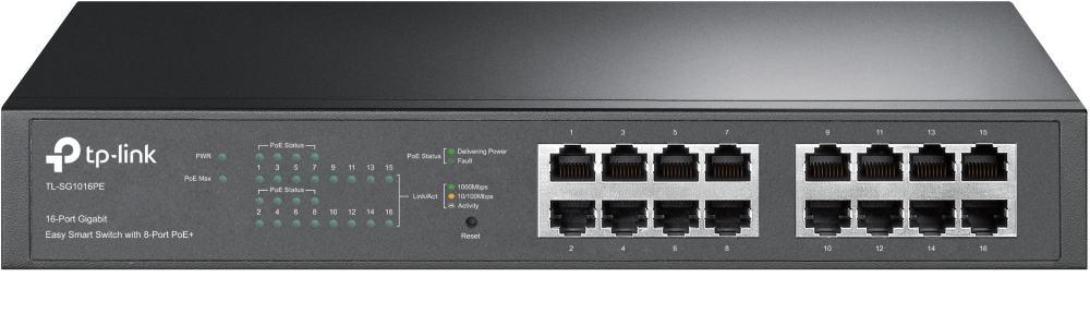 Комутатор TP-Link TL-SG1016PE