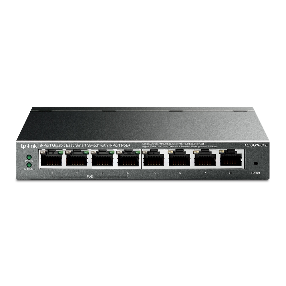 Комутатор TP-Link TL-SG108PE