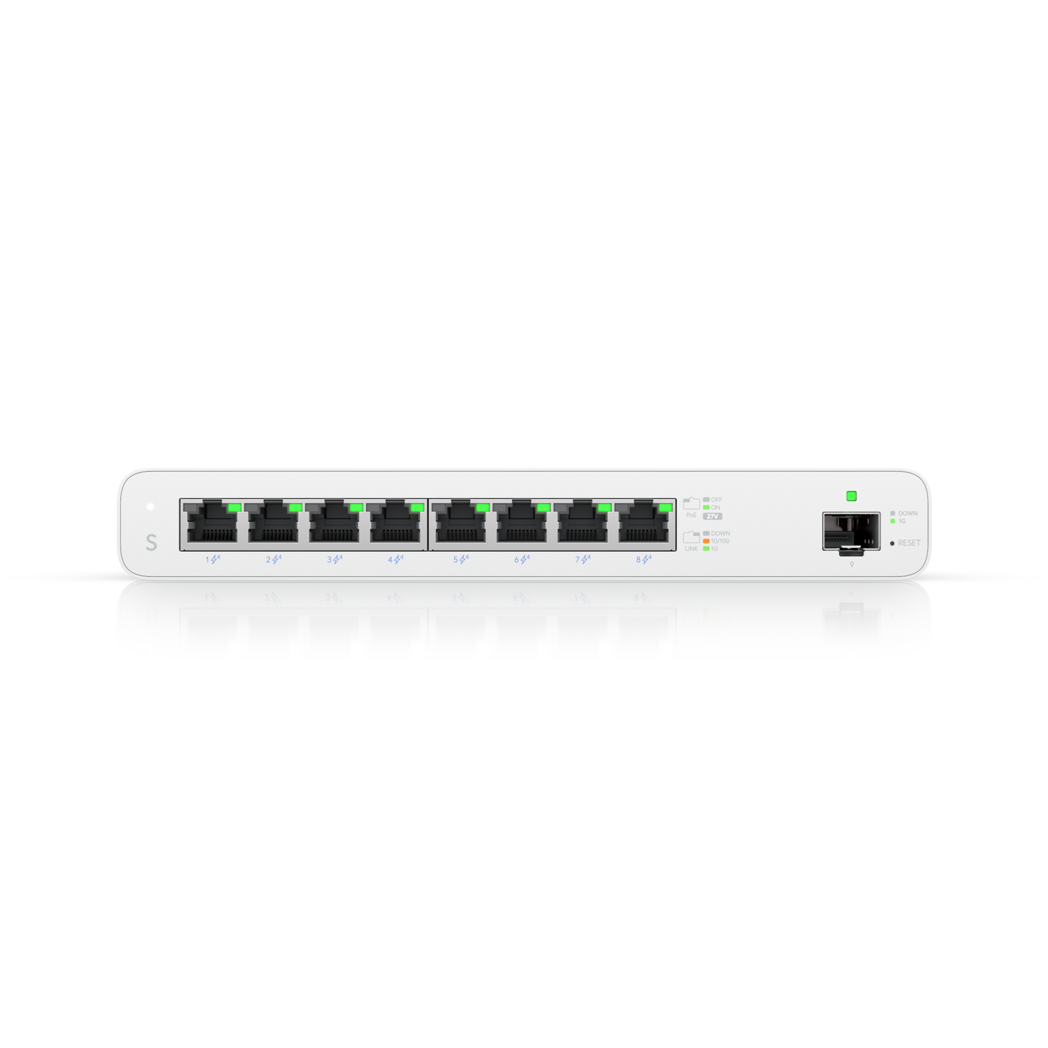 Комутатор Ubiquiti UISP Switch 8 port 110W PoE budget, max. 30W/port (UISP-S) — зображення 2