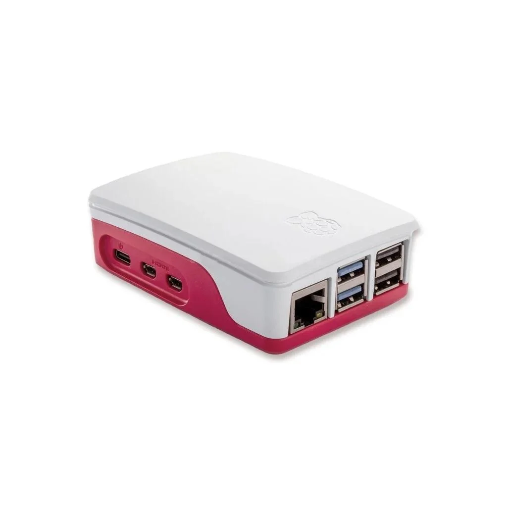 Корпус червоно-білий для Raspberry Pi 5 офіційний — зображення 2
