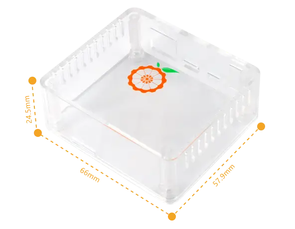 Корпус для Orange Pi Zero2 ABS прозорий (RD058)