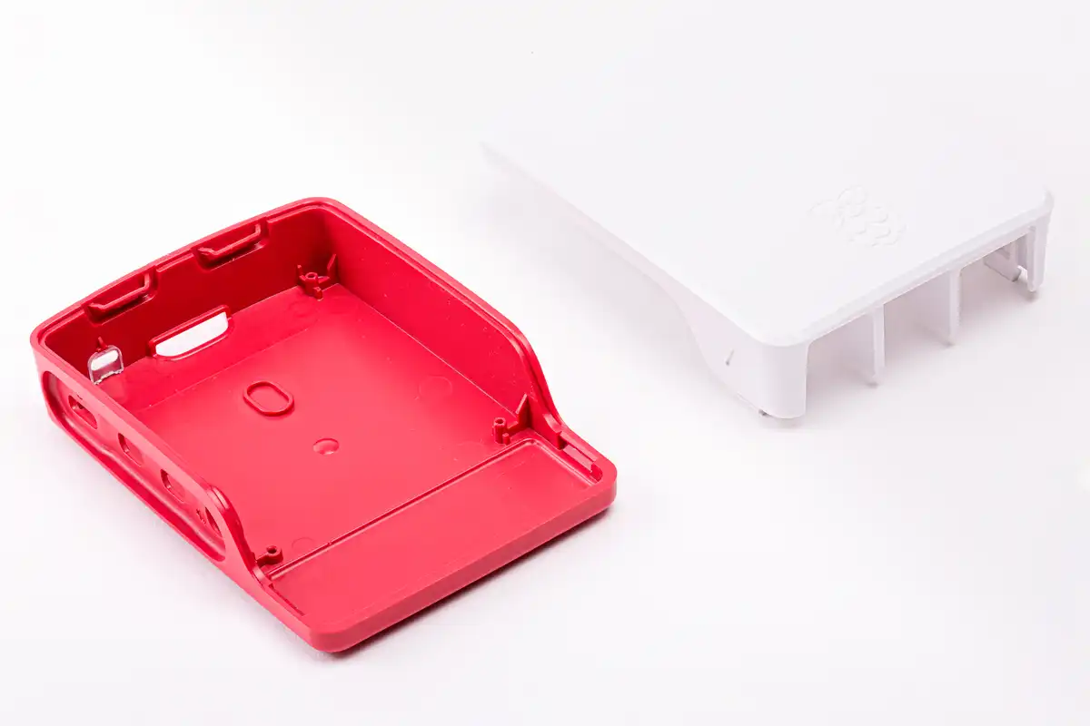 Корпус для Raspberry Pi 4 Model B, офіційний червоно-білий — зображення 3