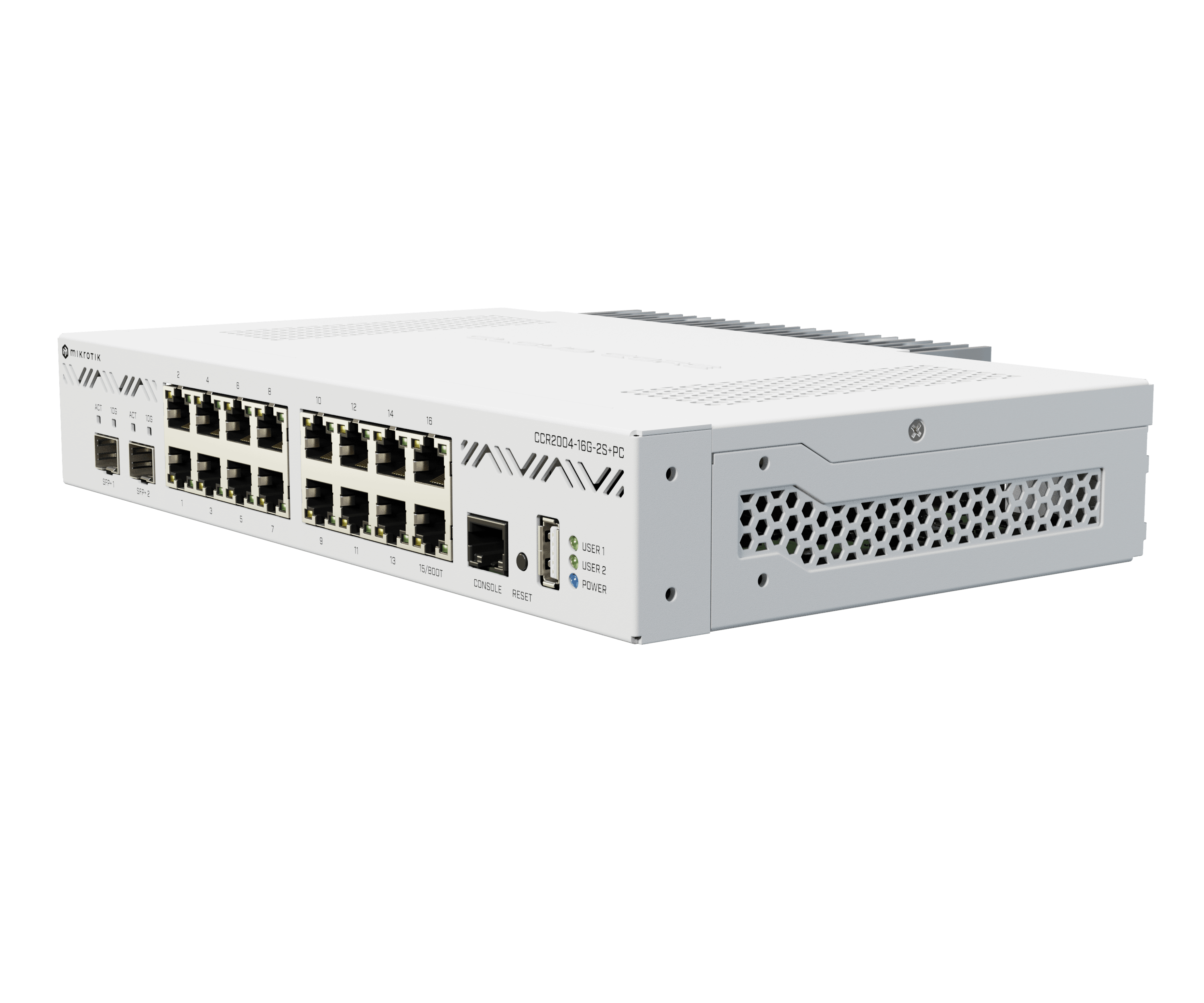 Маршрутизатор MikroTik CCR2004-16G-2S+PC — зображення 1