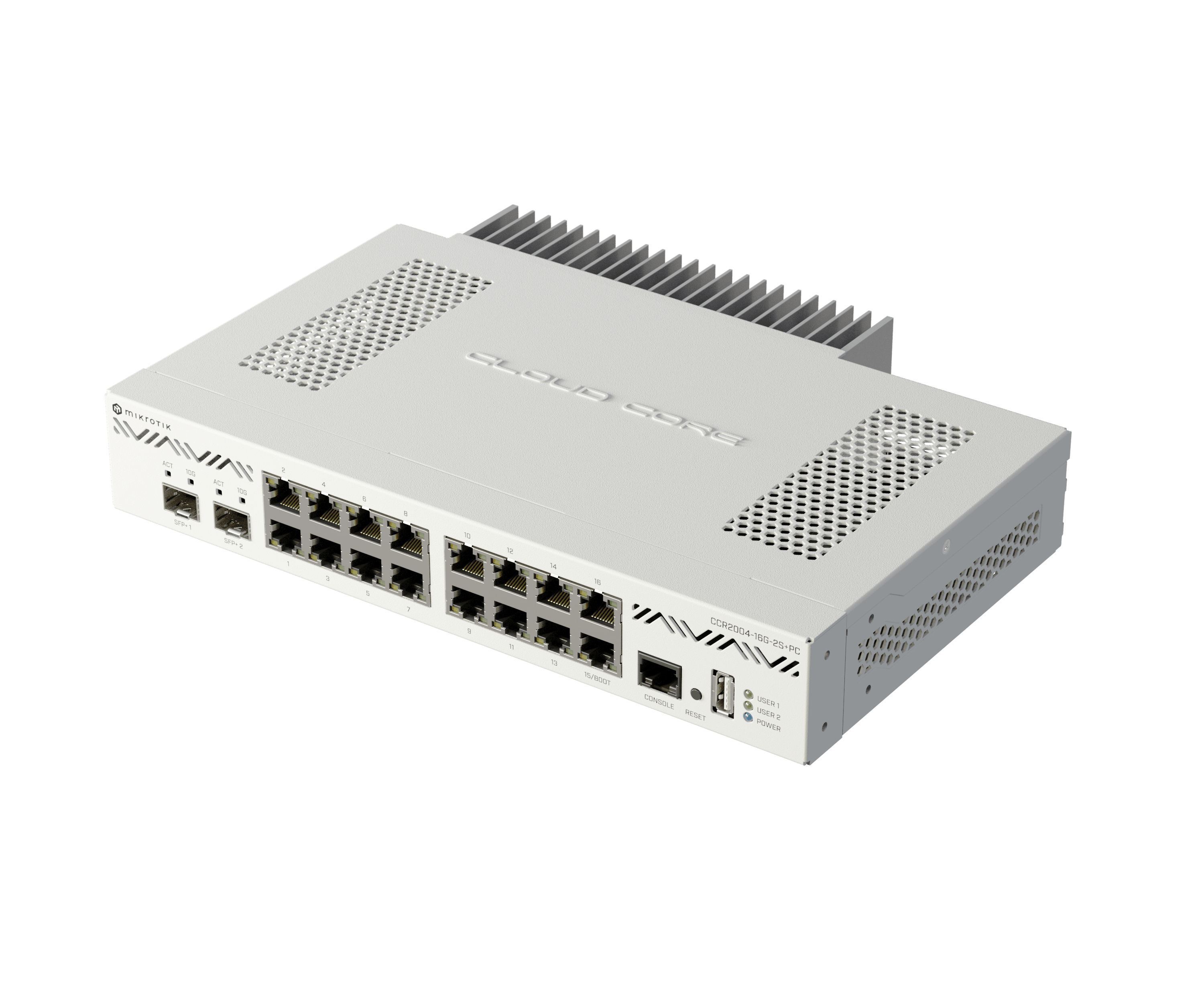 Маршрутизатор MikroTik CCR2004-16G-2S+PC — зображення 2