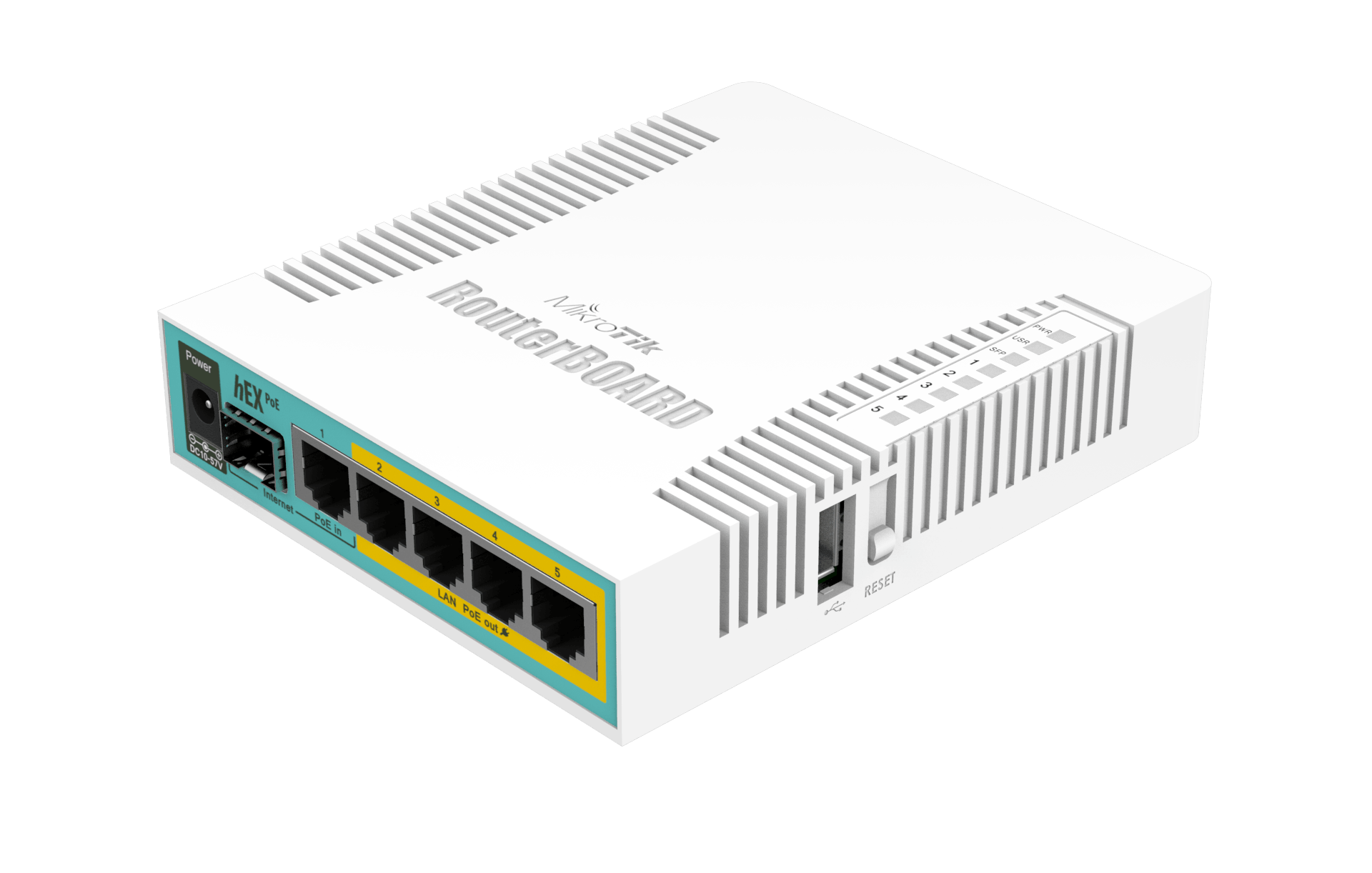 Маршрутизатор MikroTik RB960PGS "hEX PoE" — зображення 2