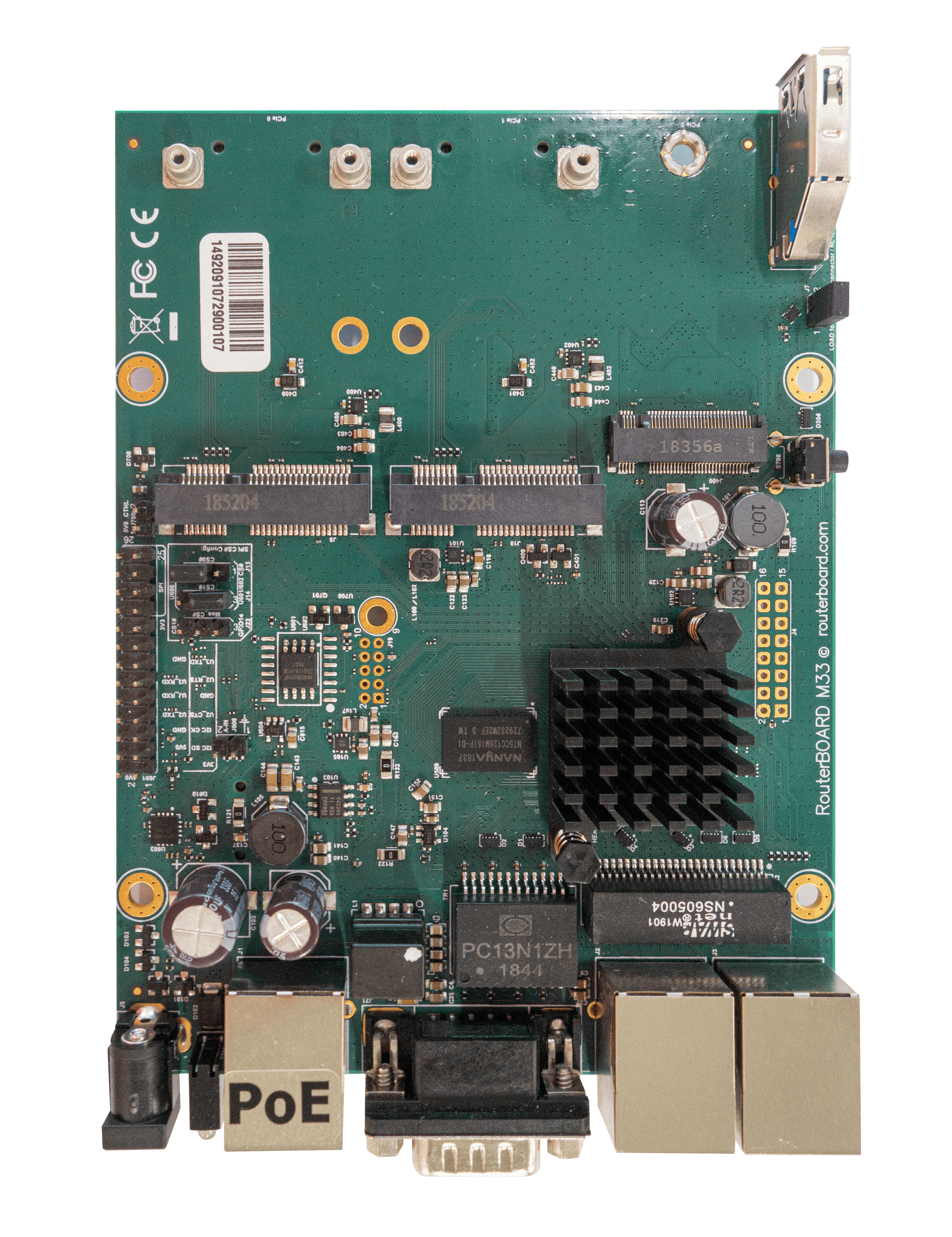 Маршрутизатор (плата) MikroTik RouterBOARD M33G, RBM33G — зображення 1