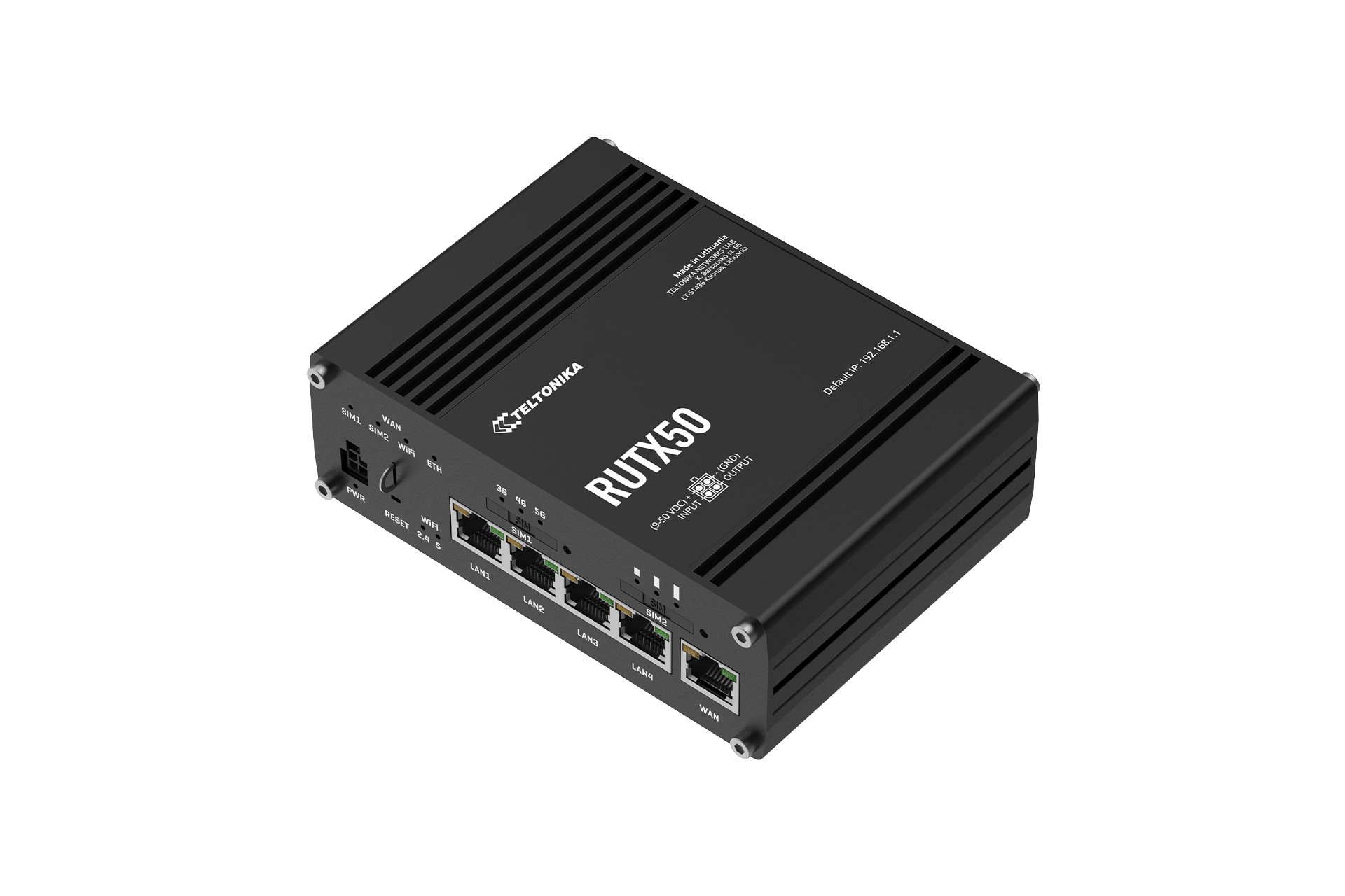 Маршрутизатор Teltonika 5G/LTE/WIFI/GPS/DualSIM (RUTX50) — зображення 3