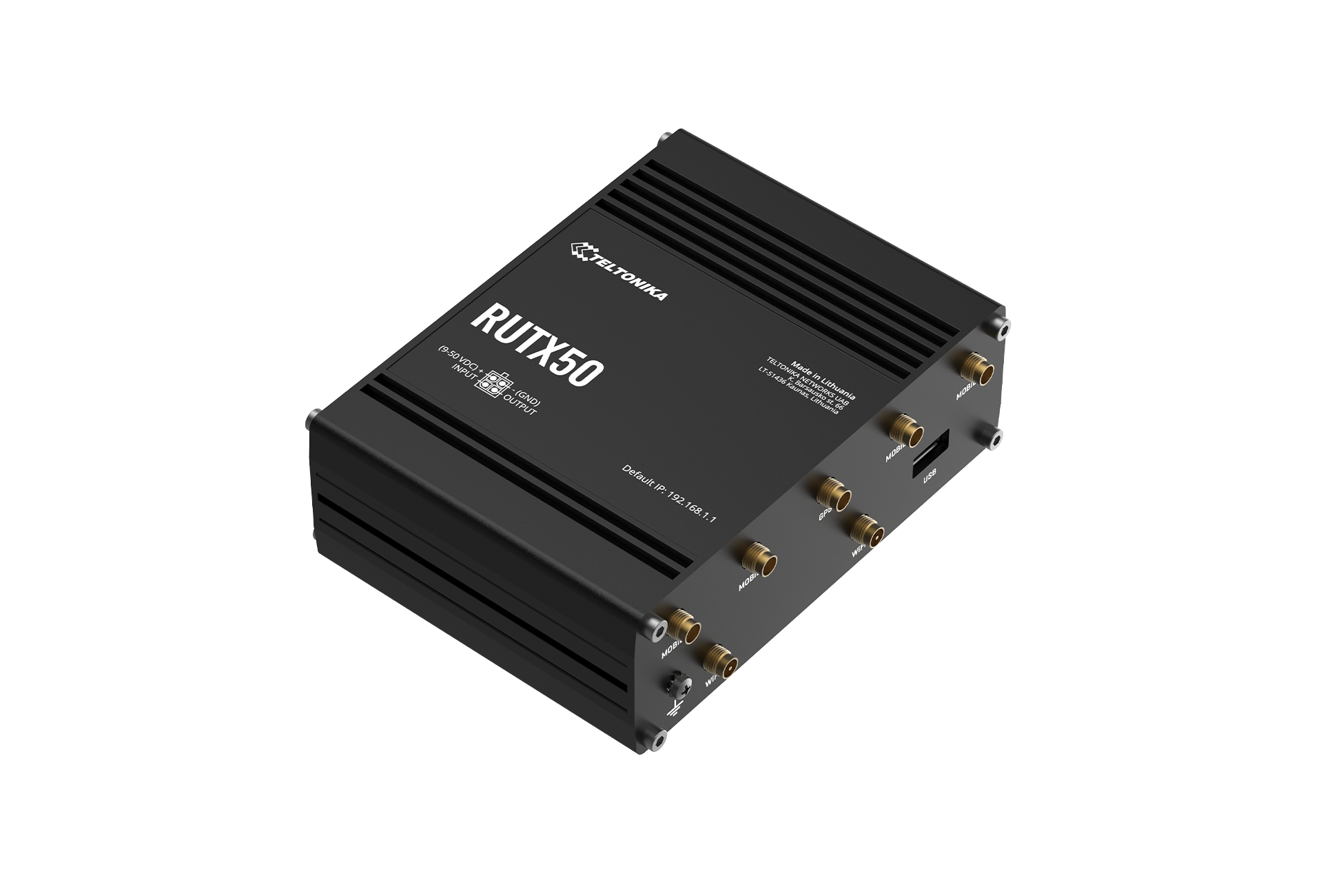Маршрутизатор Teltonika 5G/LTE/WIFI/GPS/DualSIM (RUTX50) — зображення 2