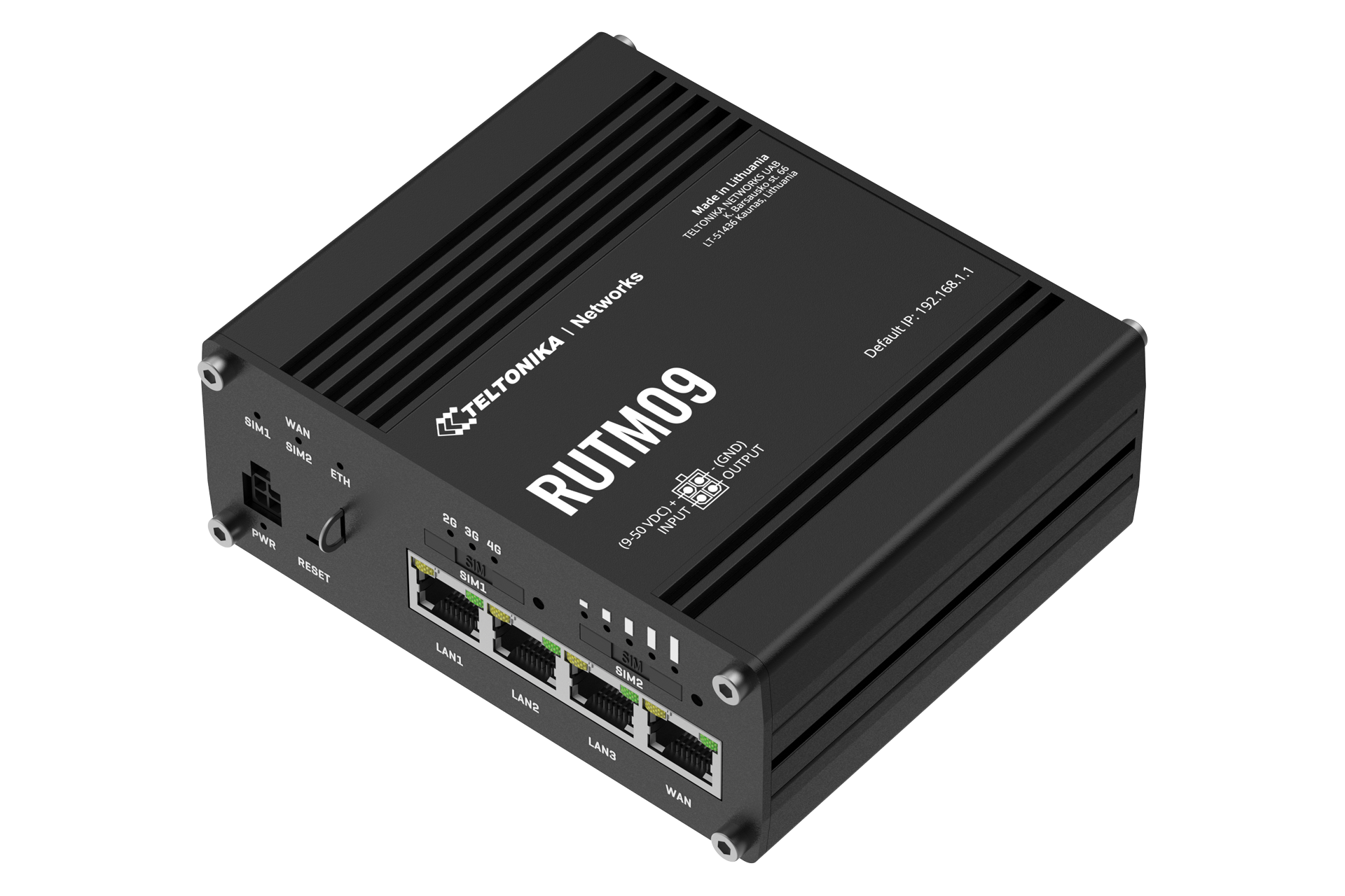 Маршрутизатор Teltonika LTE/ETH/GPS/DualSIM (RUTM09) — зображення 3