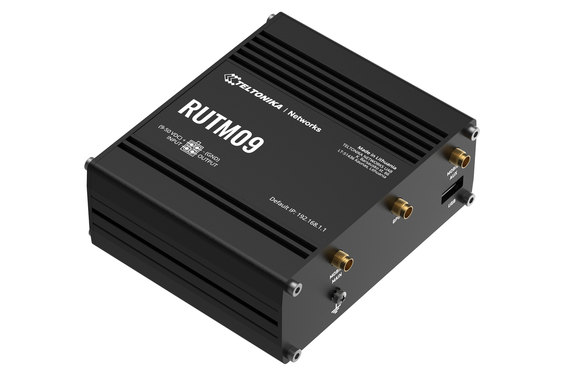 Маршрутизатор Teltonika LTE/ETH/GPS/DualSIM (RUTM09) — зображення 2