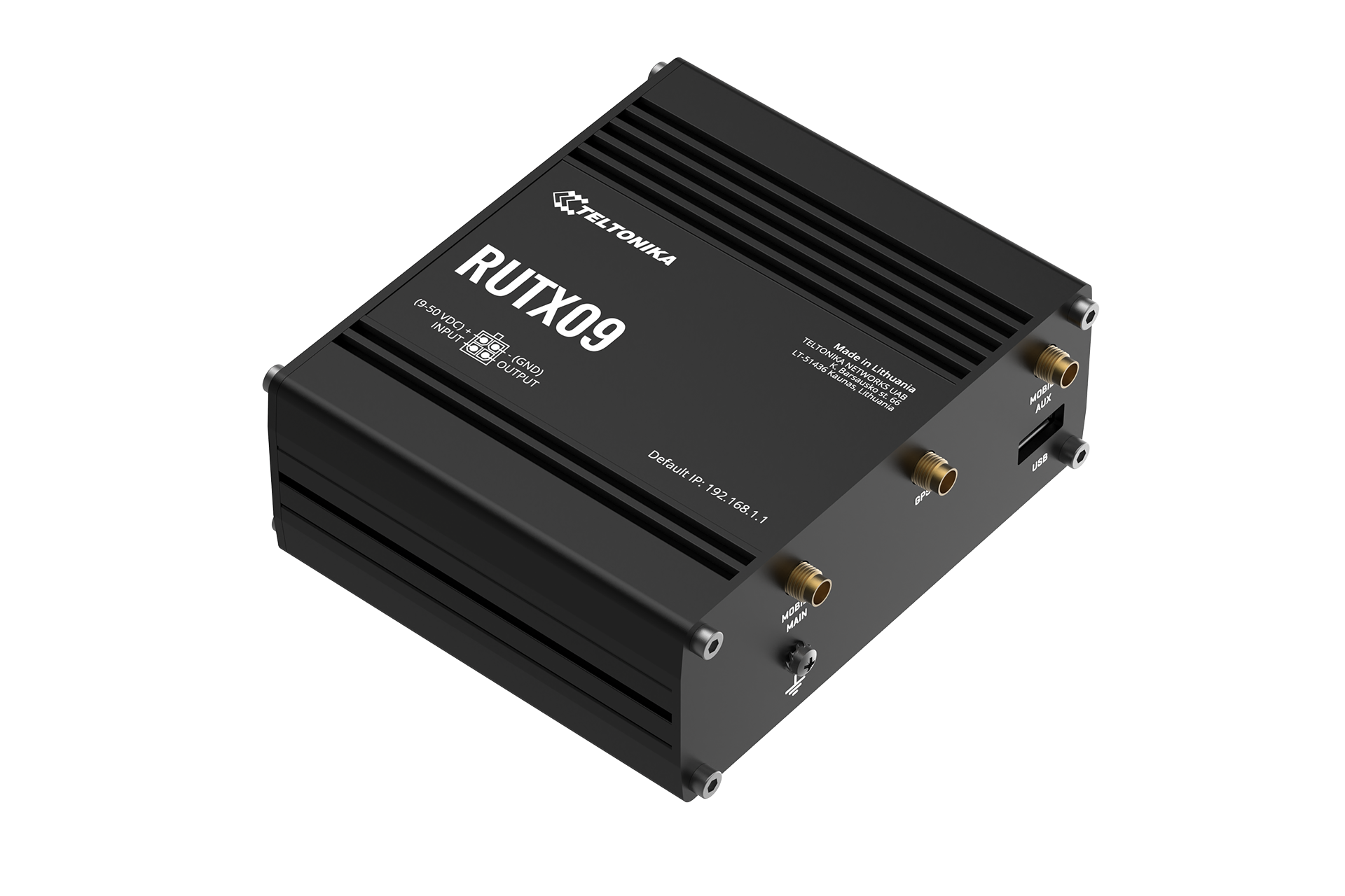 Маршрутизатор Teltonika LTE/ETH/GPS/DualSIM (RUTX09) — зображення 3